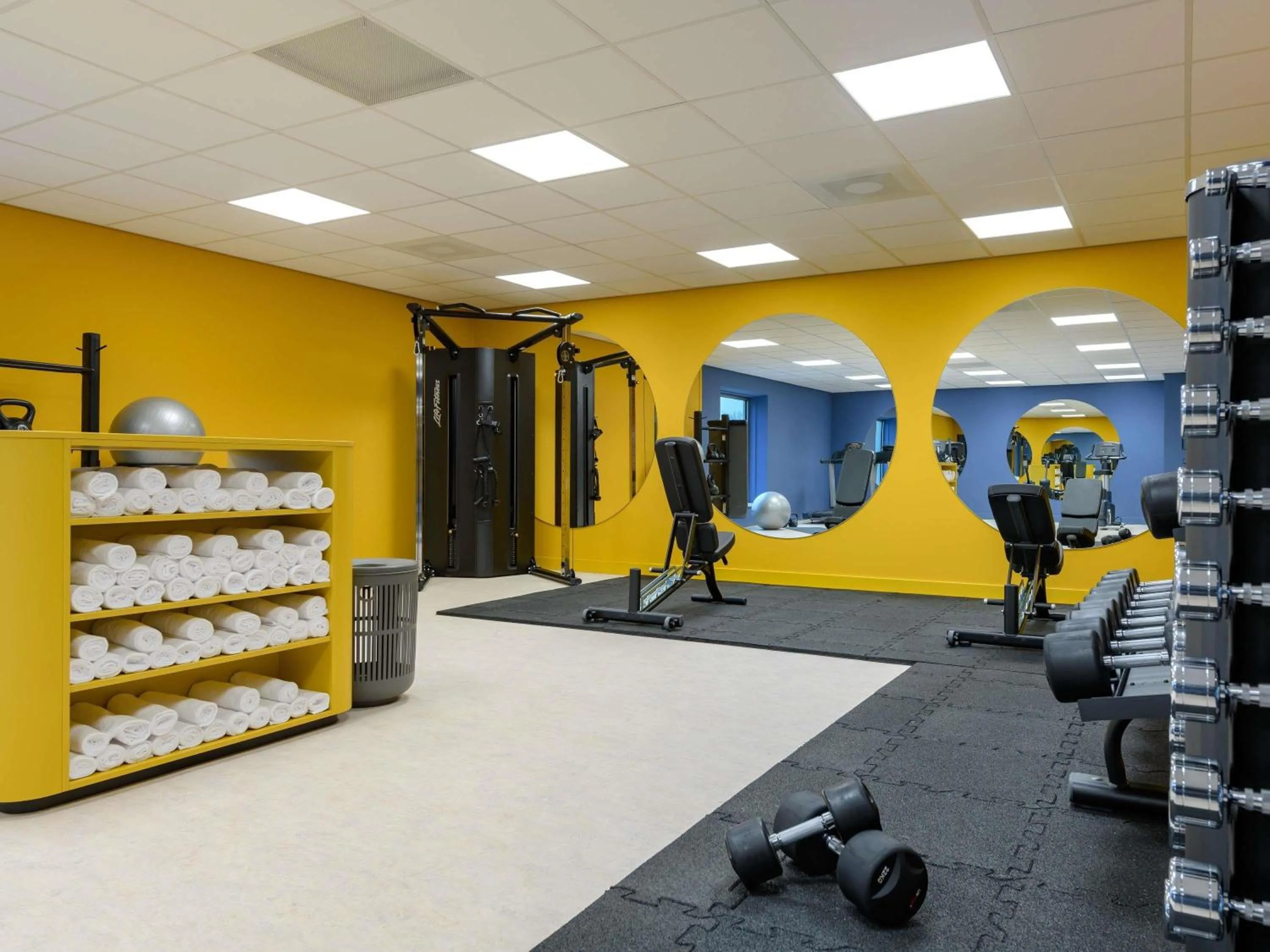 Fitness centre/facilities in ibis Styles Rotterdam Ahoy