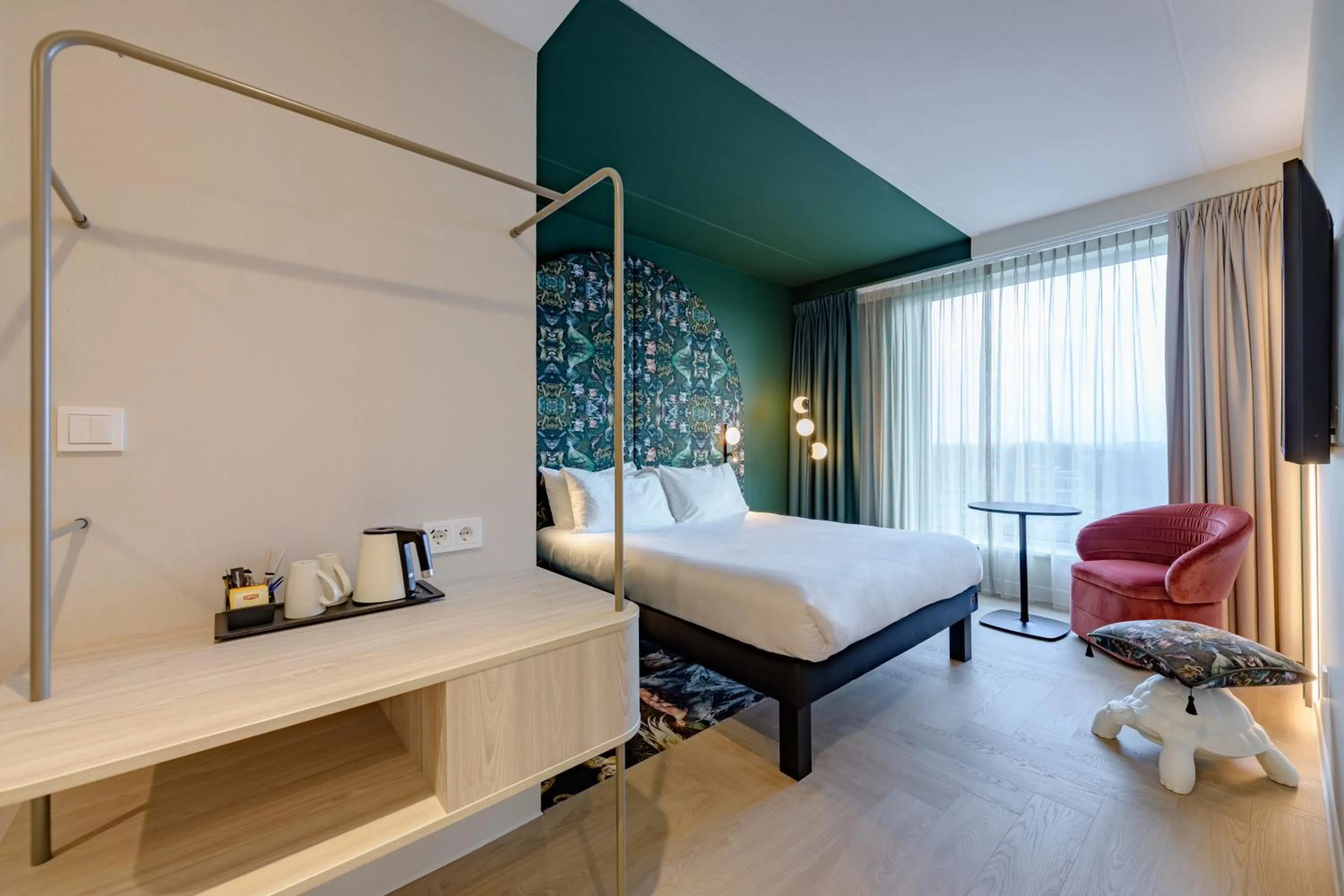 Bed in ibis Styles Rotterdam Ahoy