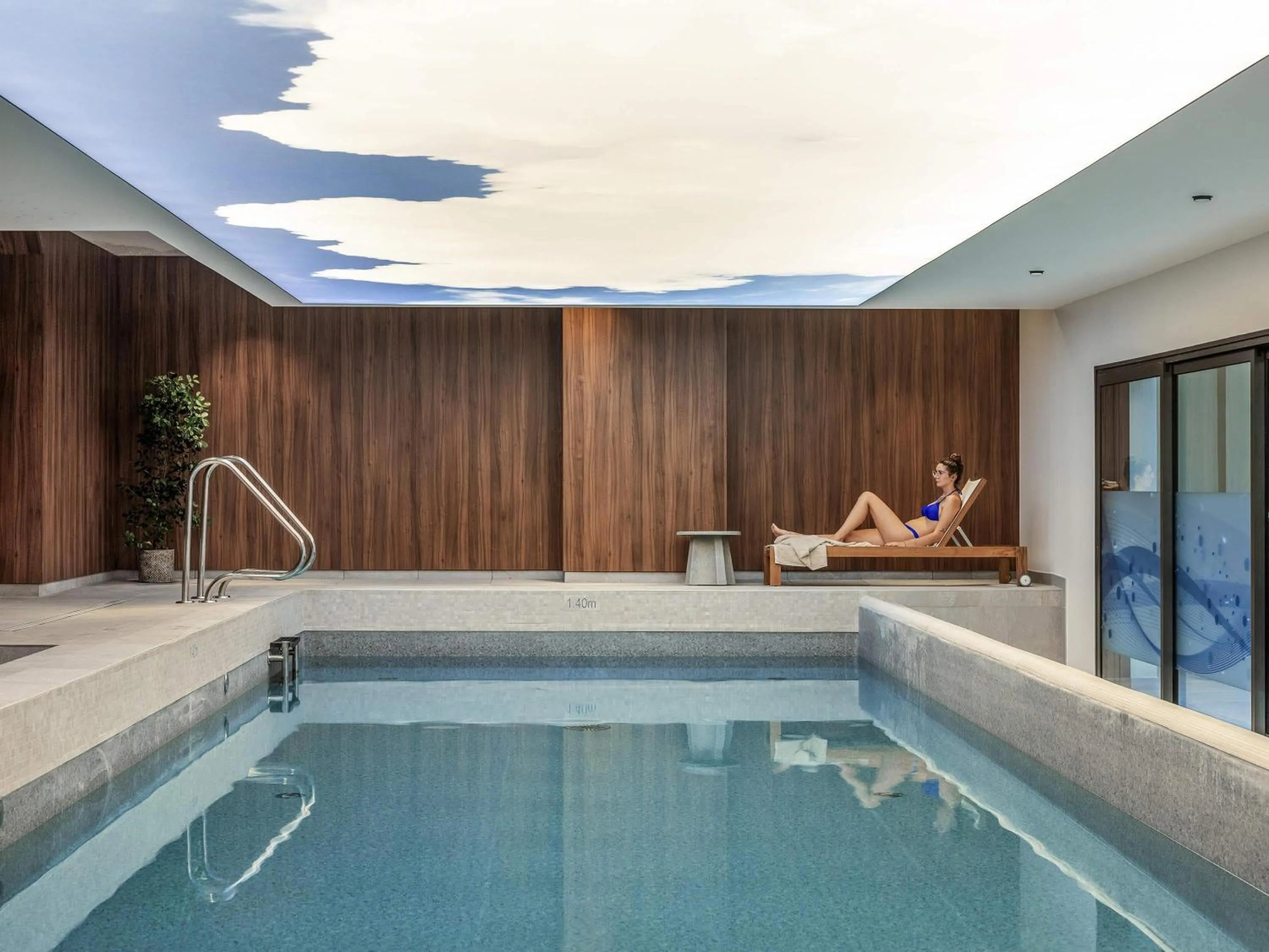 Pool view in Novotel Orléans Centre Gare