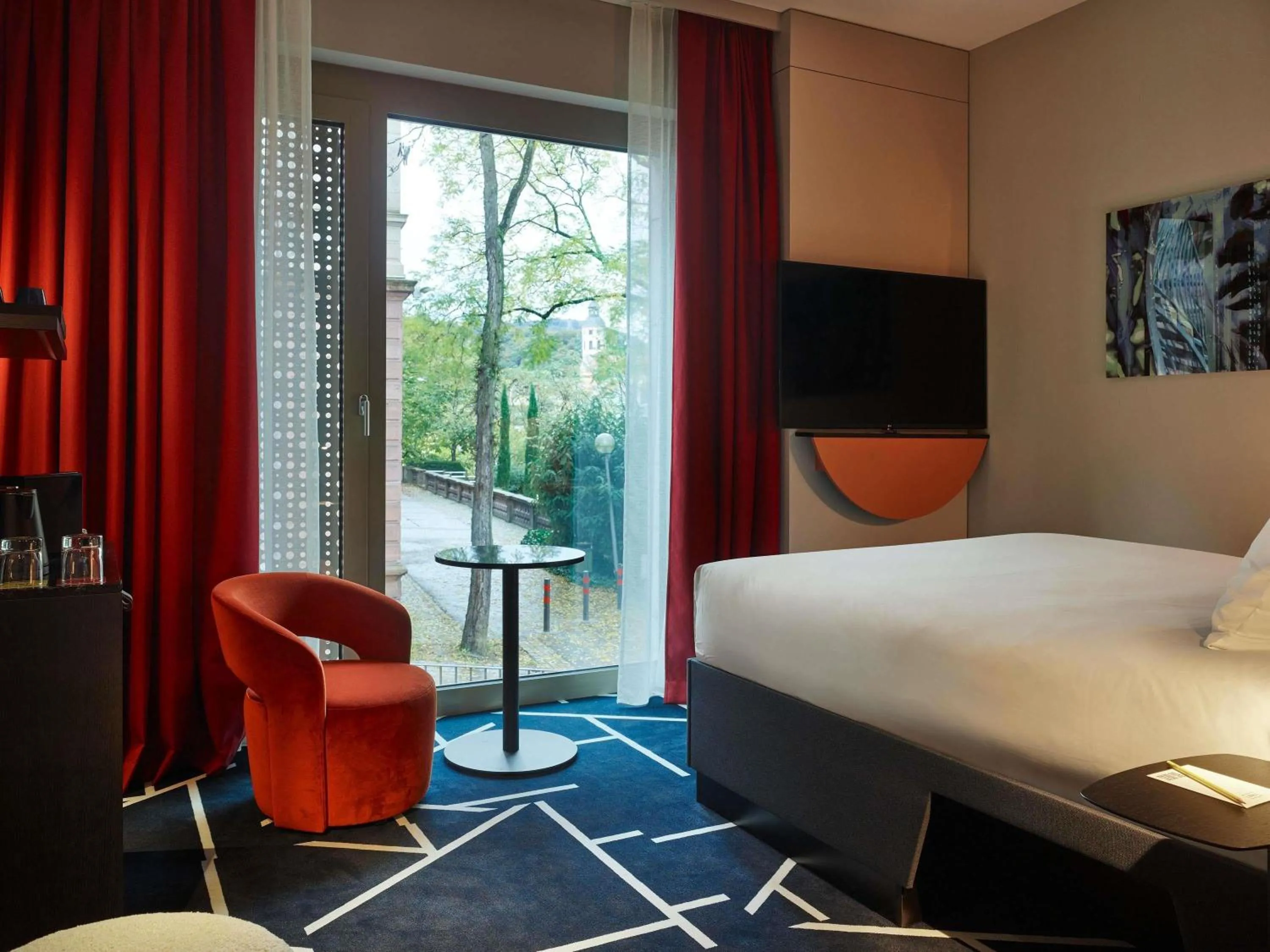 Bedroom, Bed in TRIBE Baden-Baden