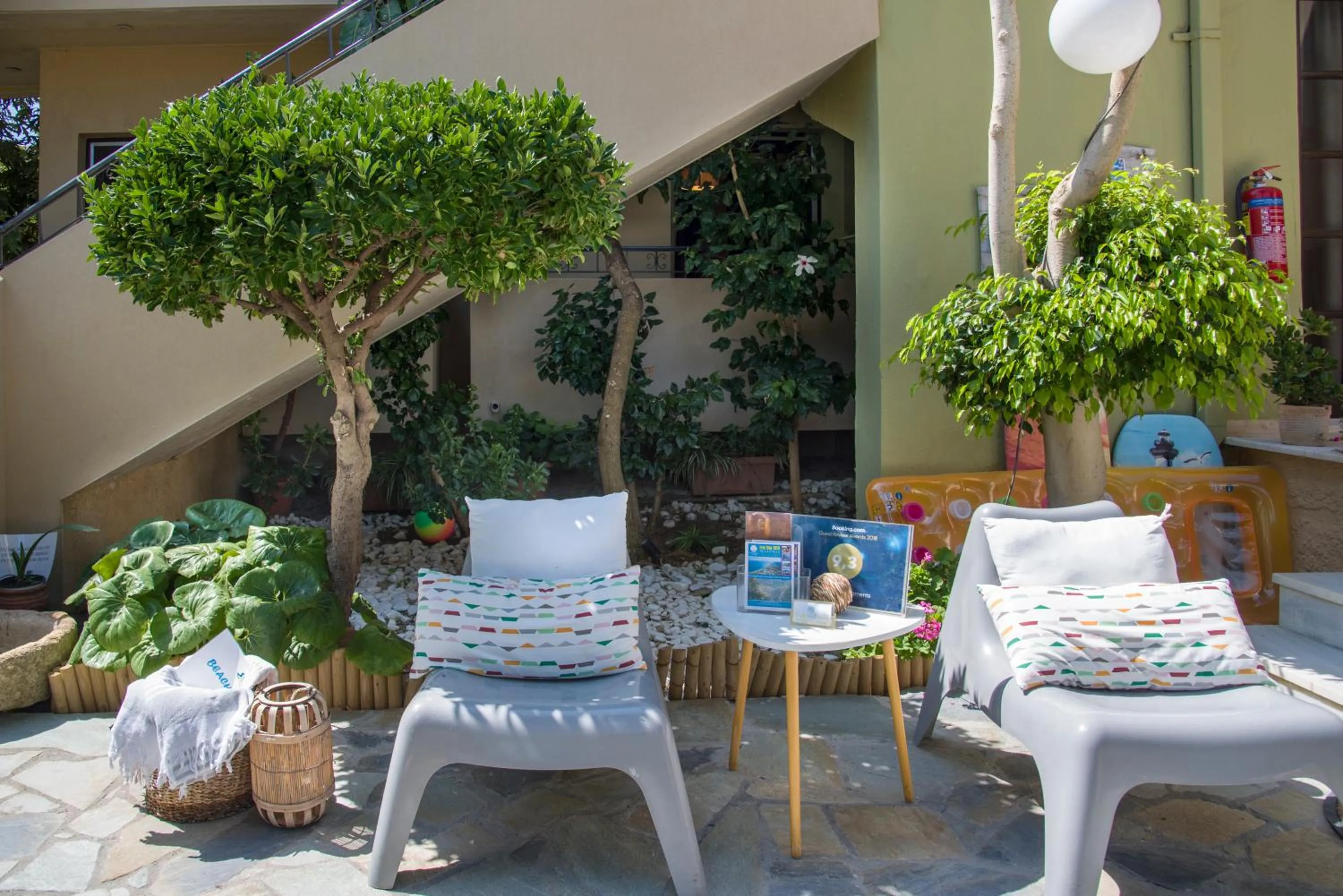 Patio in Evangelos Apartments