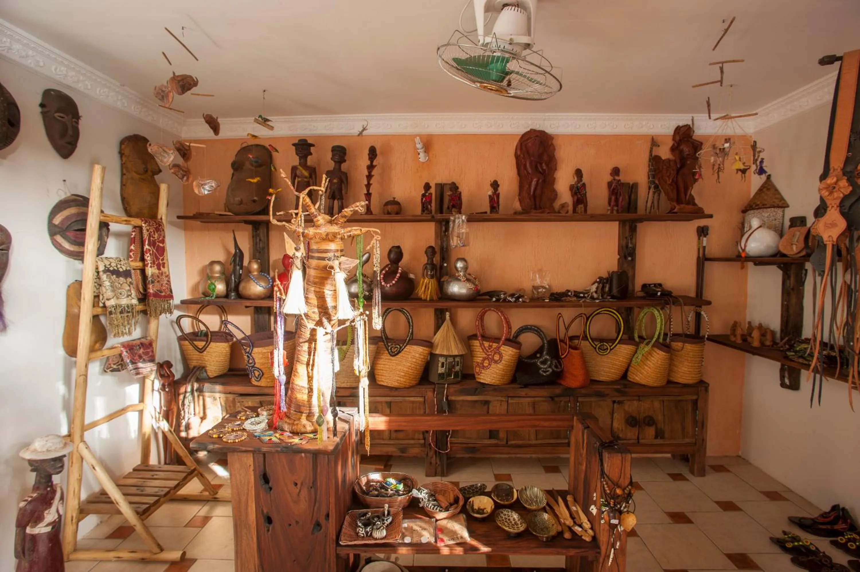 On-site shops in Selous Kinga Lodge