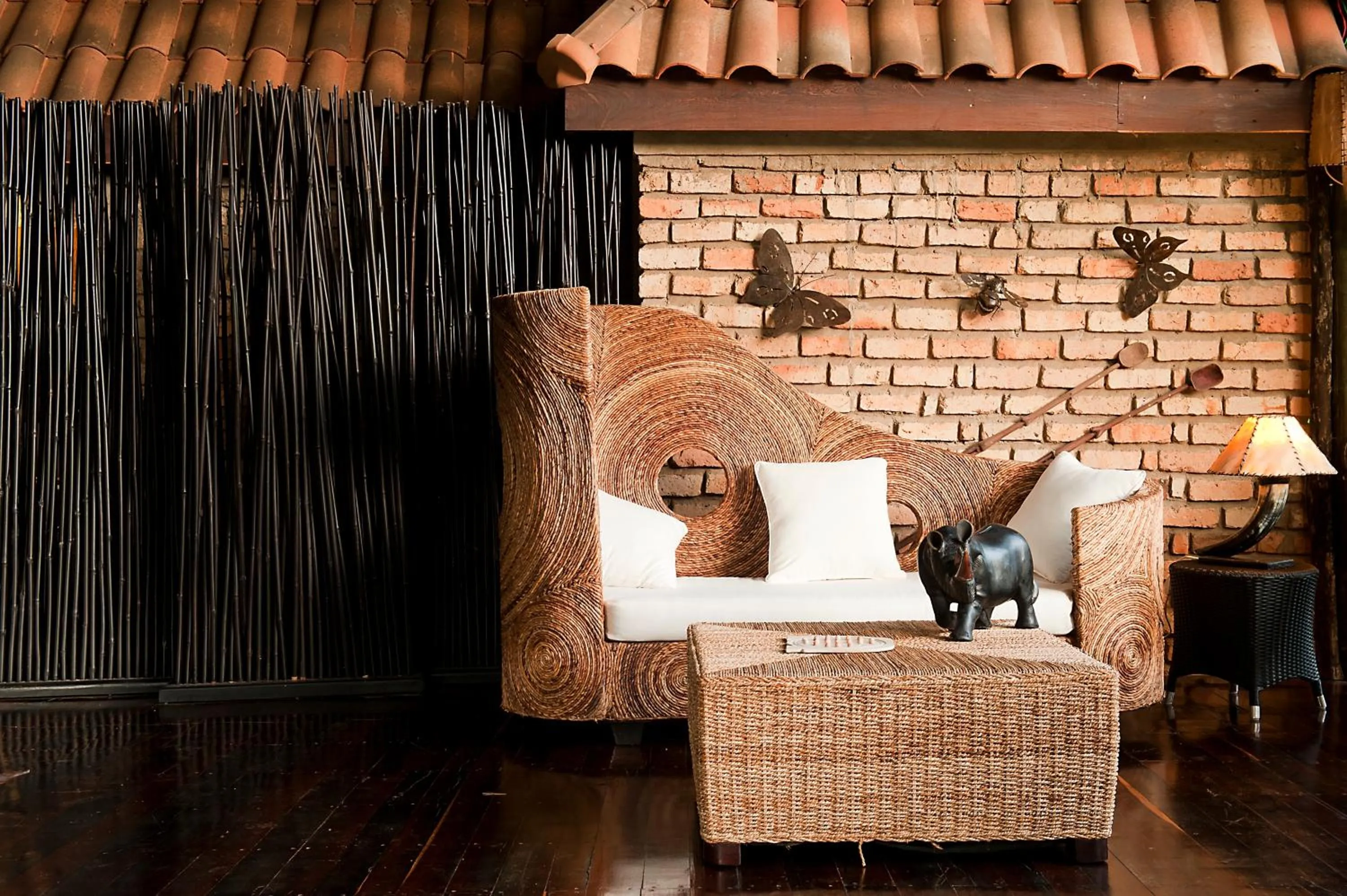 Decorative detail in Selous Kinga Lodge