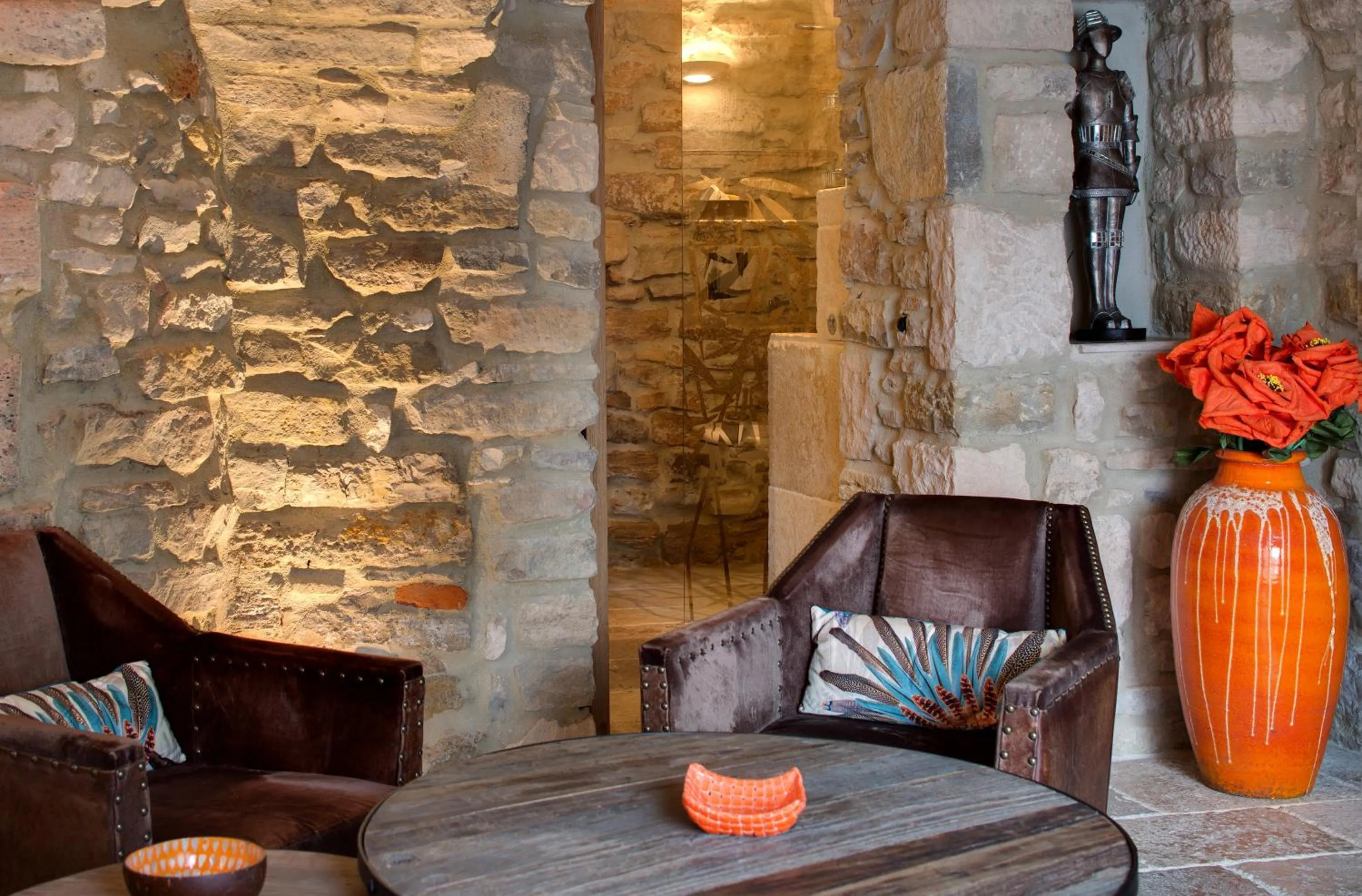 Living room in La Maison du Passage - Chambres - Suites premium, Spa, Piscine et Restaurant