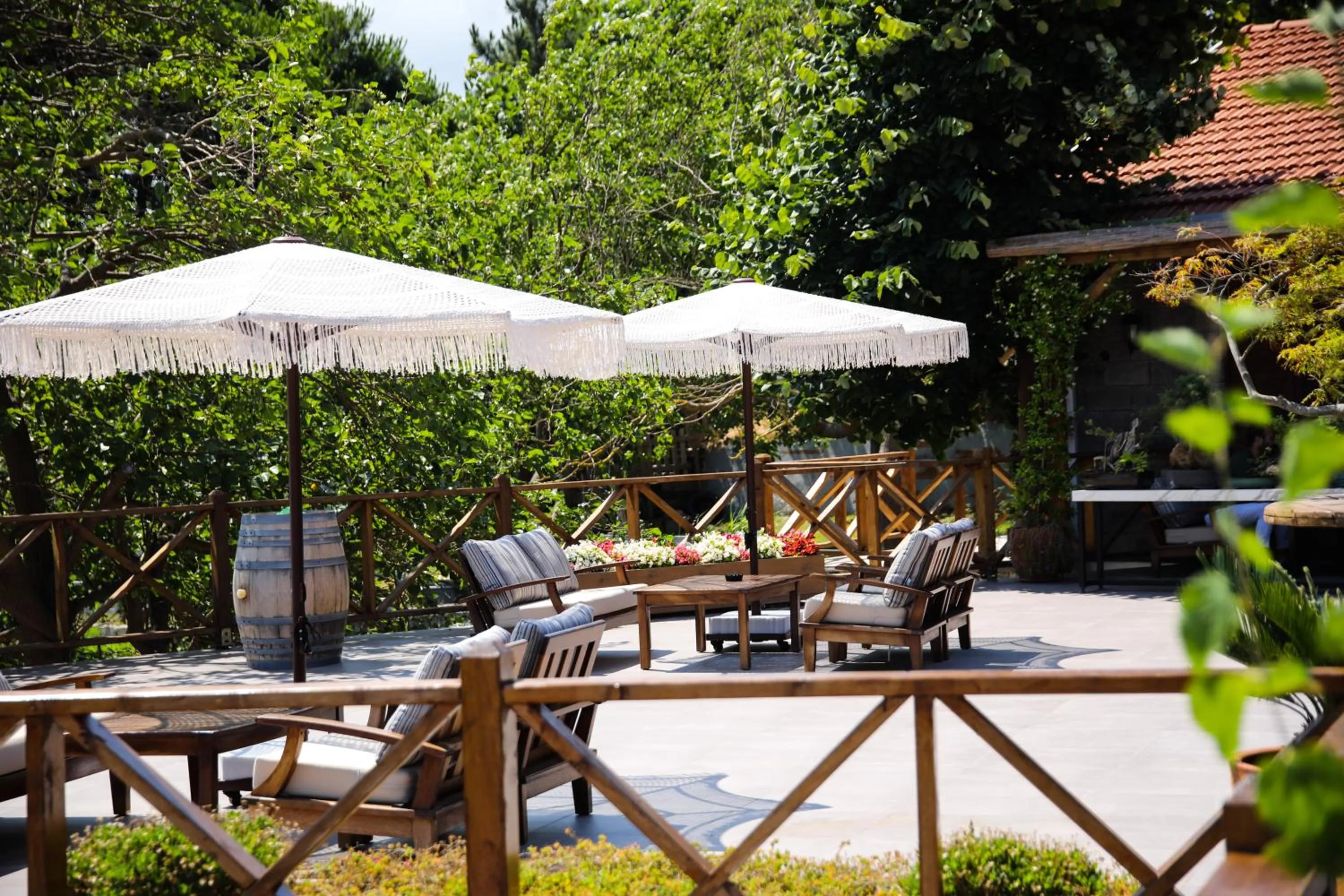 Garden in MAVİ AT HOTEL Blue Horse