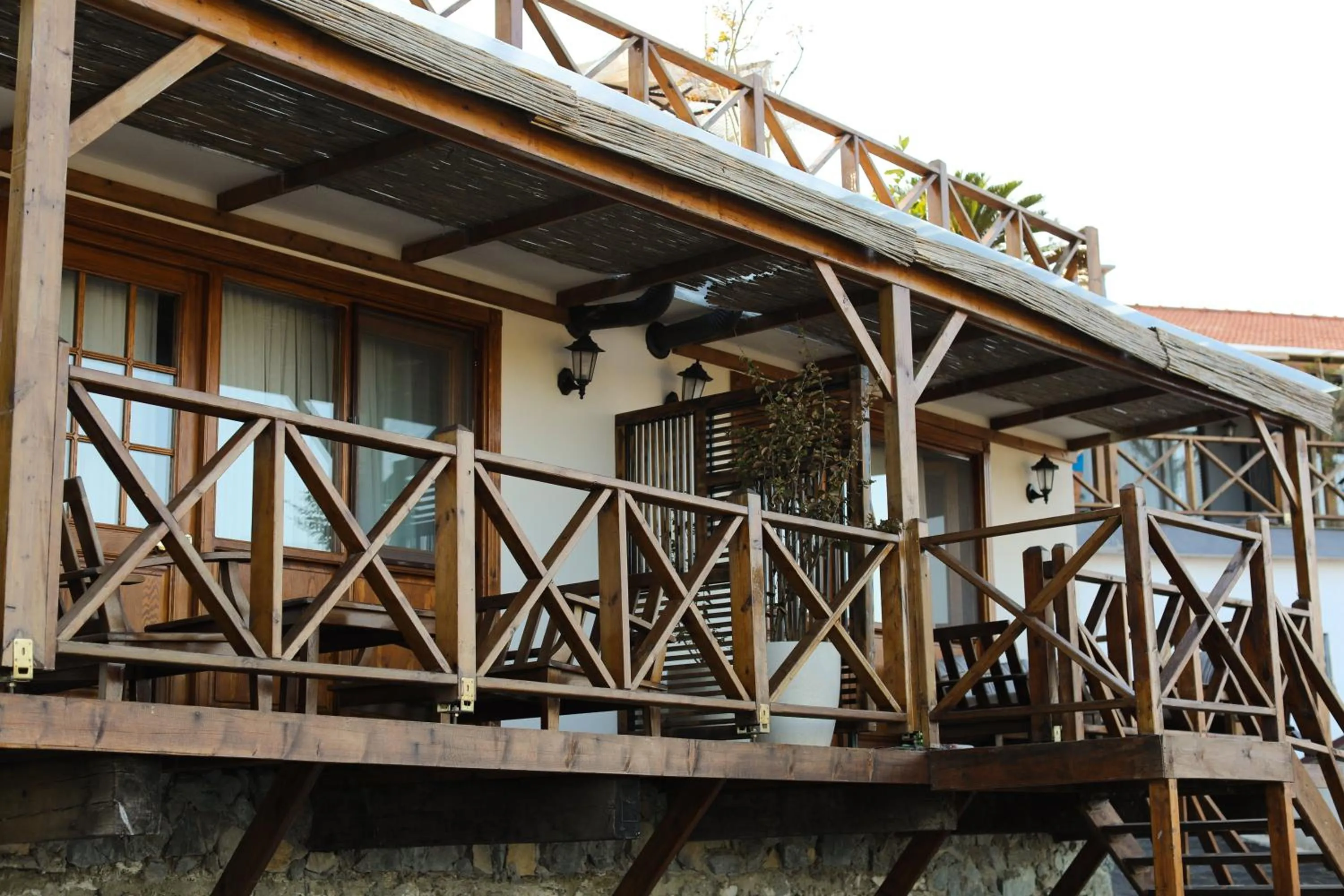 Balcony/Terrace in MAVİ AT HOTEL Blue Horse