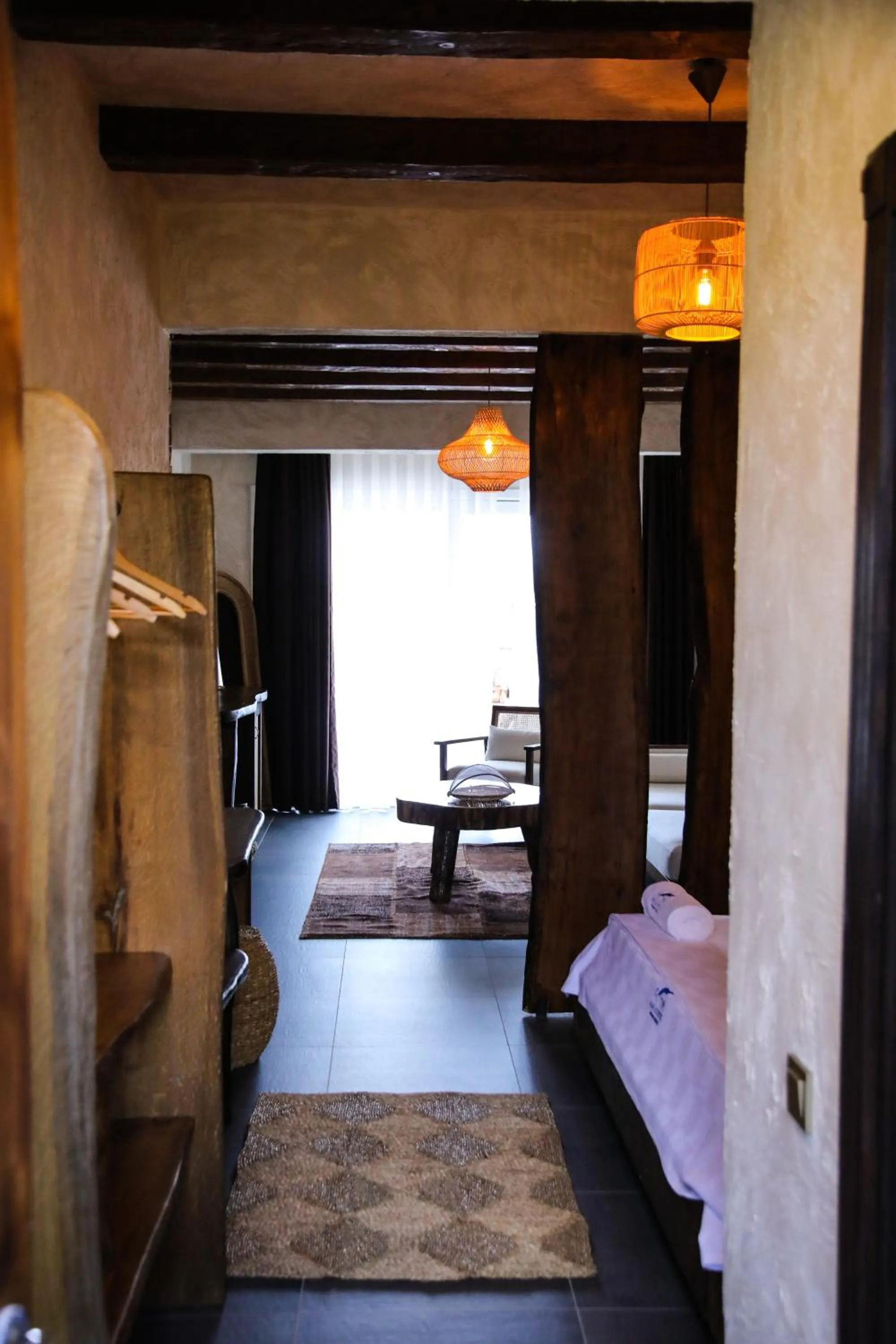 Bed in MAVİ AT HOTEL Blue Horse