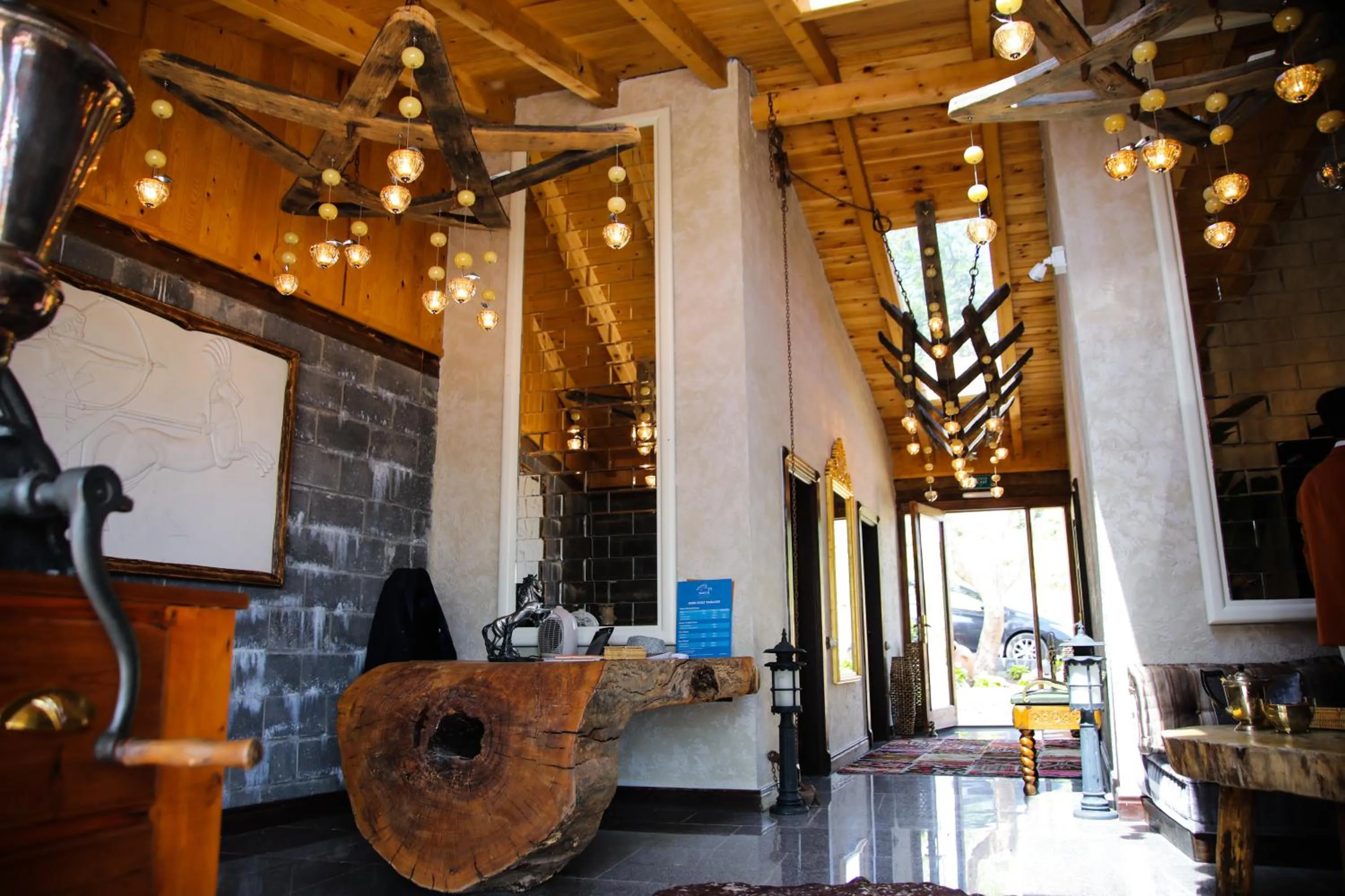 Lobby or reception in MAVİ AT HOTEL Blue Horse
