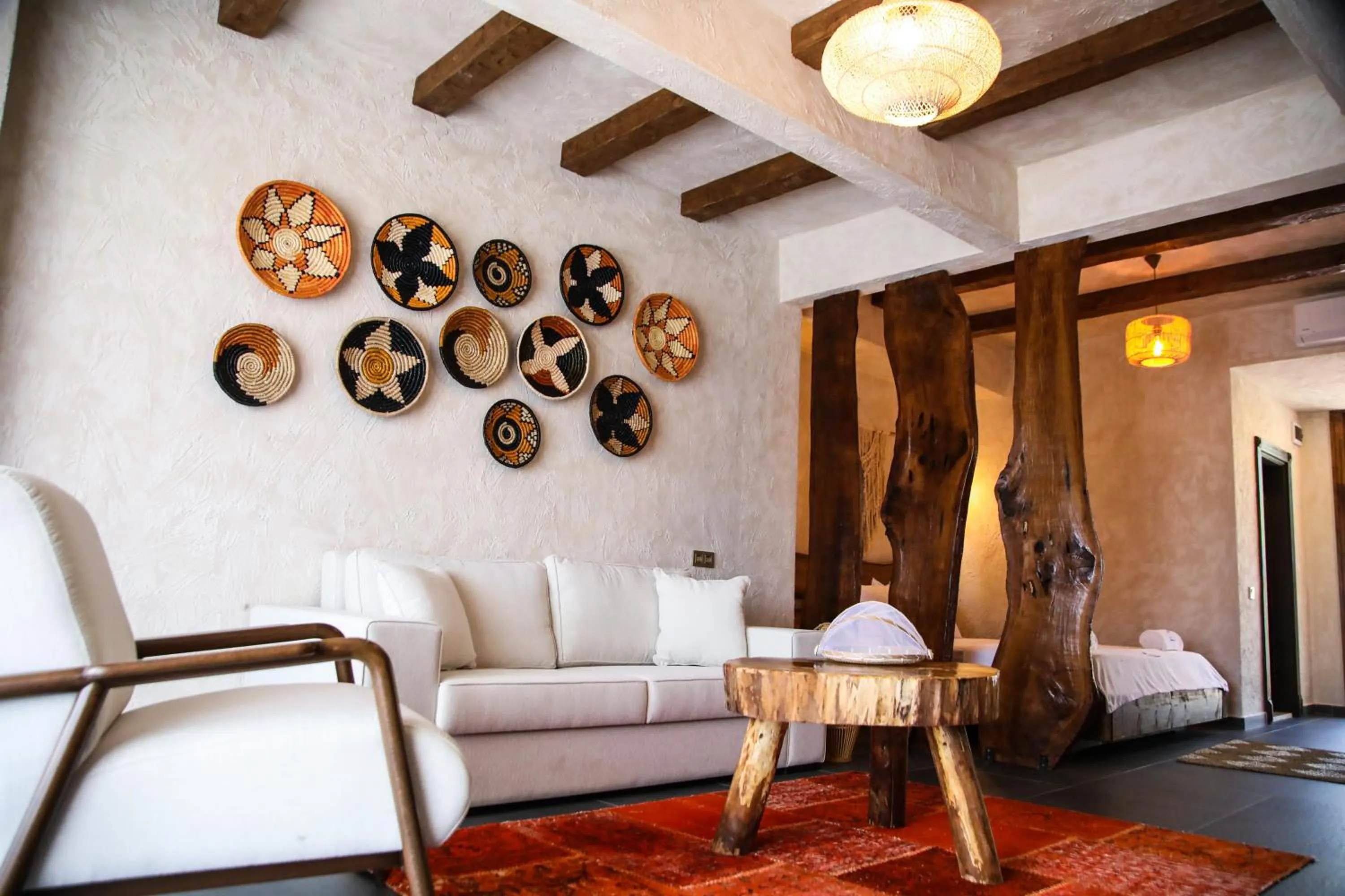 Seating area in MAVİ AT HOTEL Blue Horse