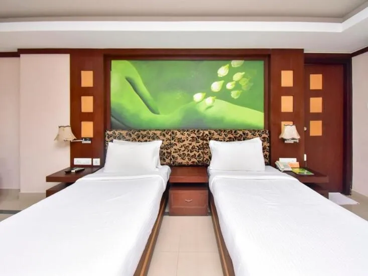 Bed in Hotel Sky Pearl