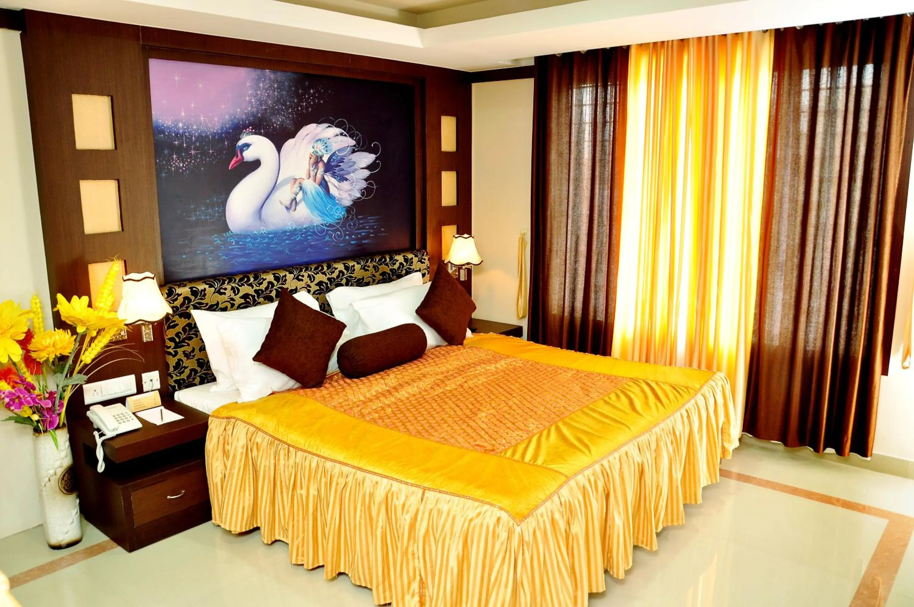Bed in Hotel Sky Pearl