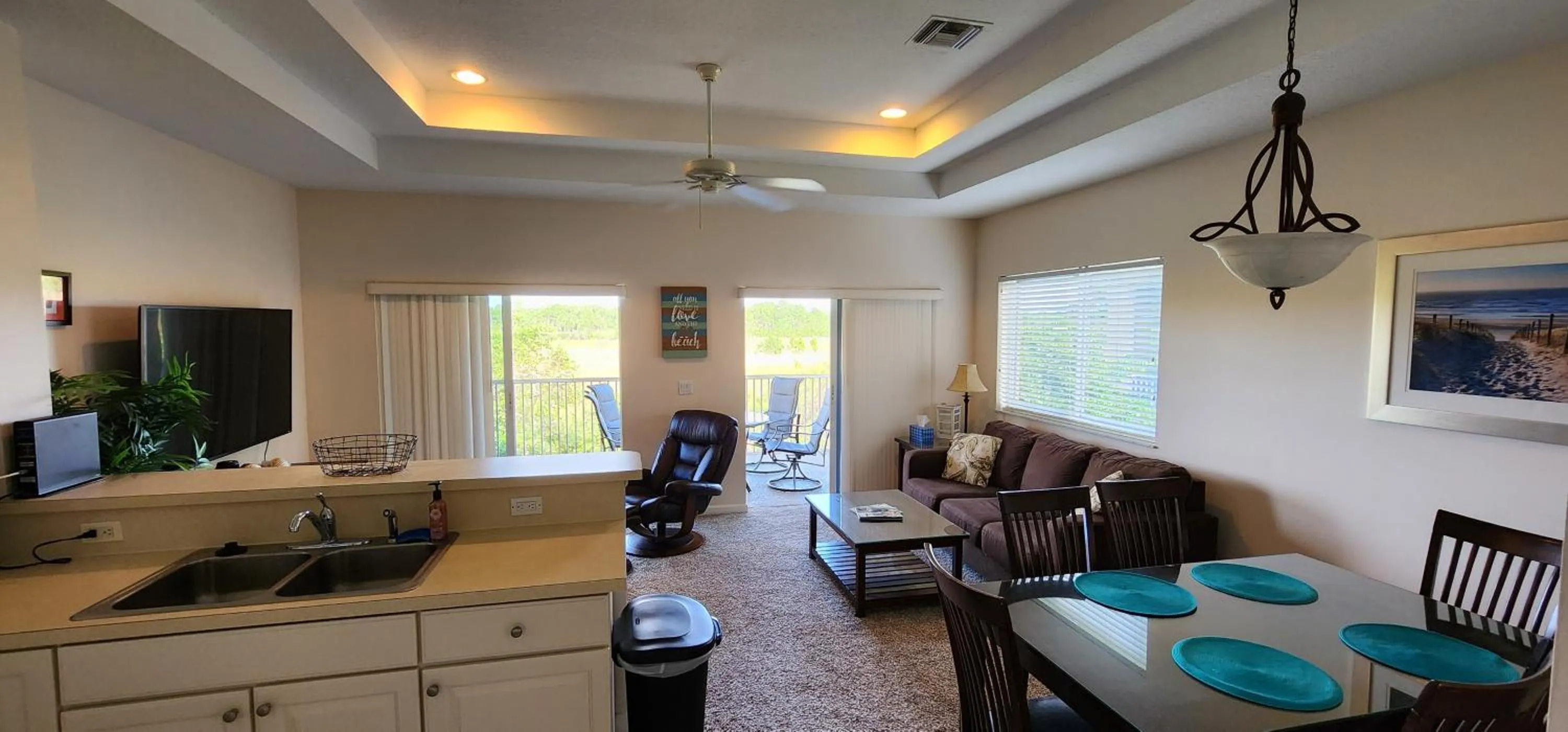 Living room in Right Direction Rentals