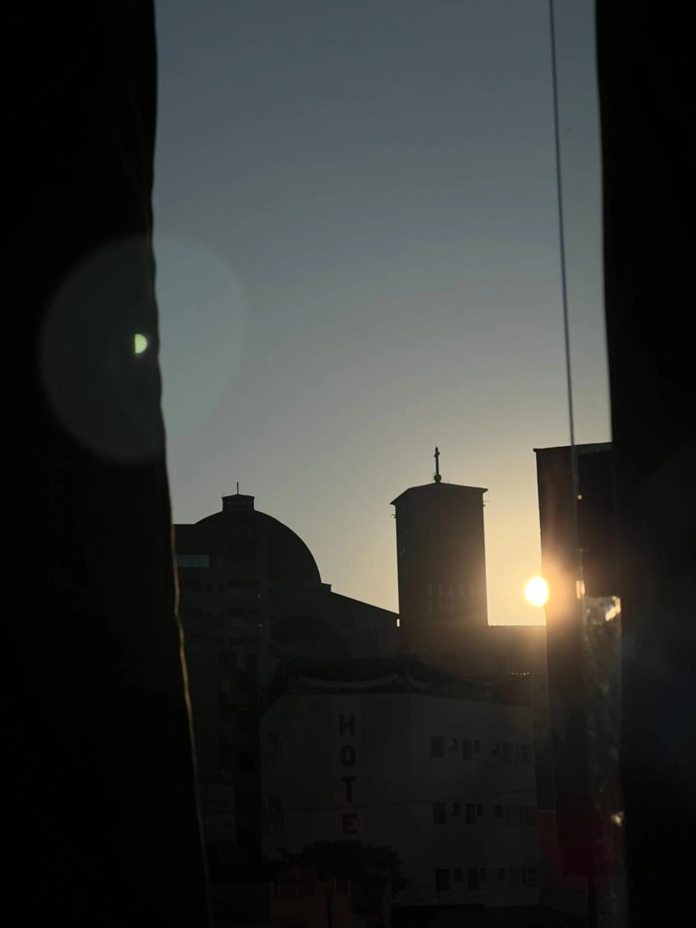 Sunset in Hotel Pousada Colliseu