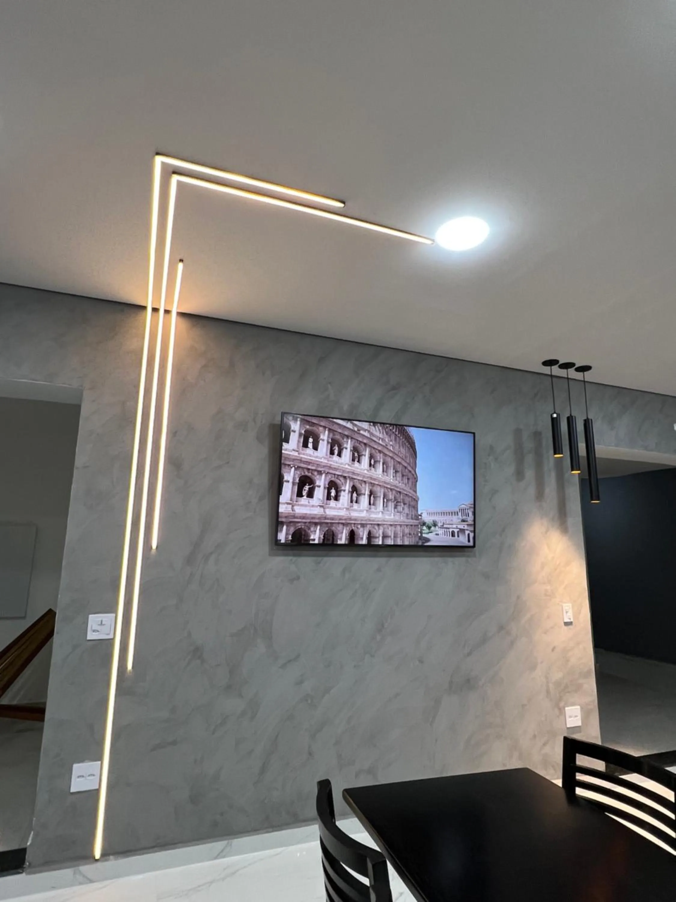 Communal lounge/ TV room in Hotel Pousada Colliseu