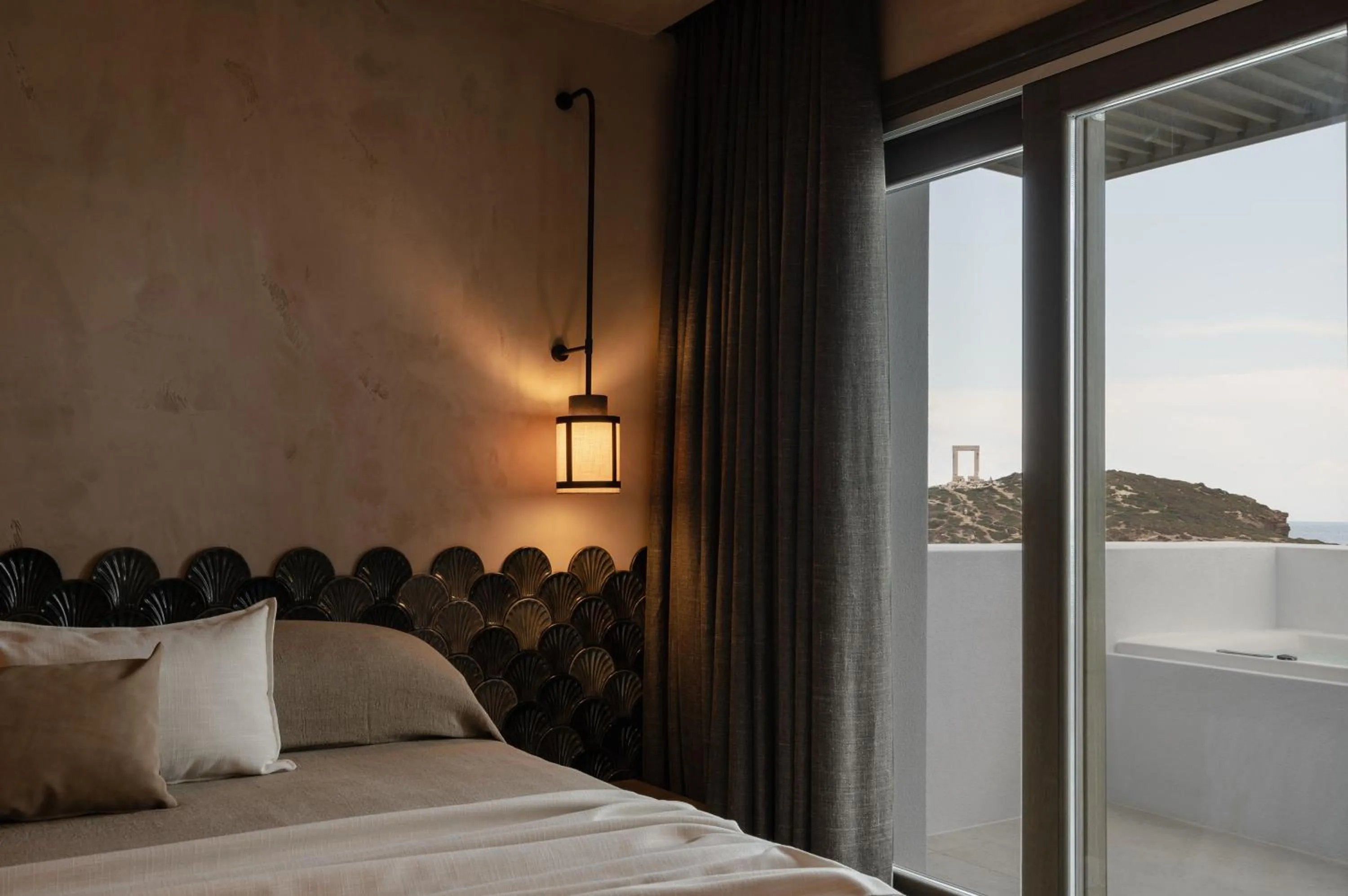 View (from property/room), Bed in Naxos Rhyton