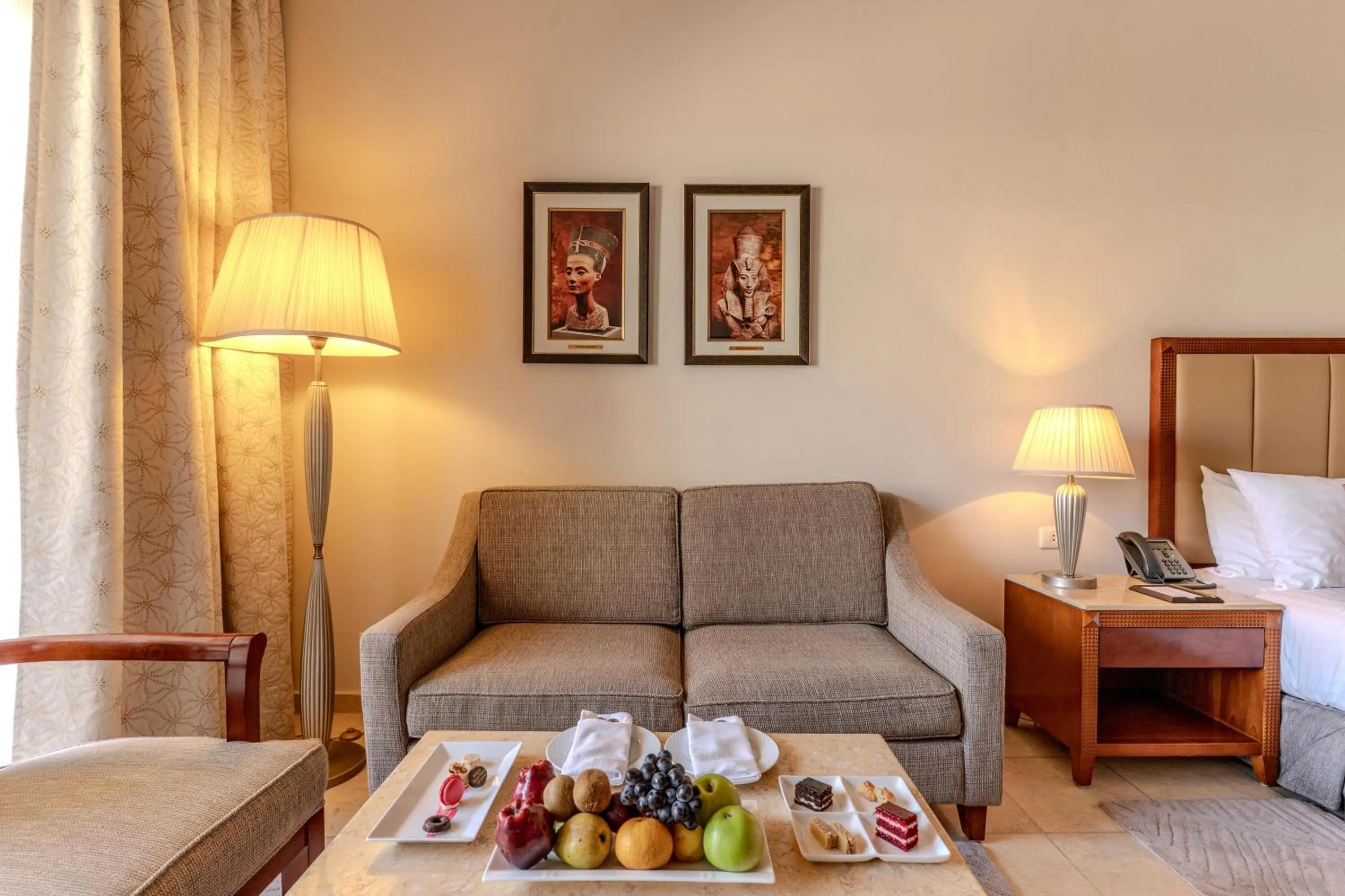 Photo of the whole room, Bed in Baron Palace Sahl Hasheesh