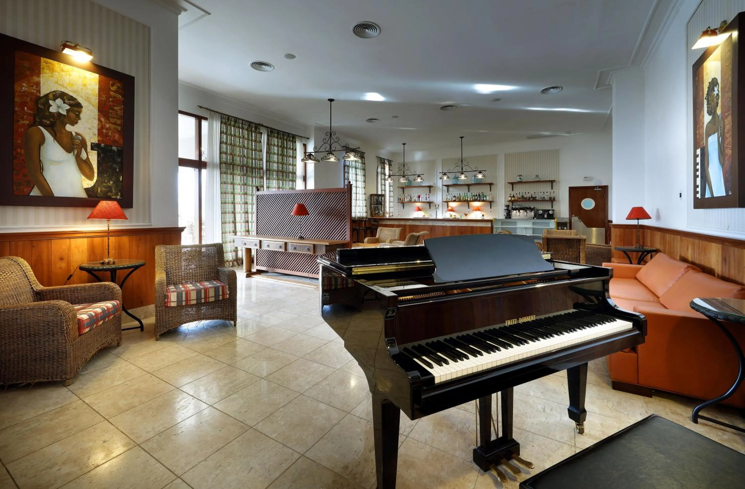 Living room in The Signature Level at Grand Palladium Imbassaí Resort & Spa