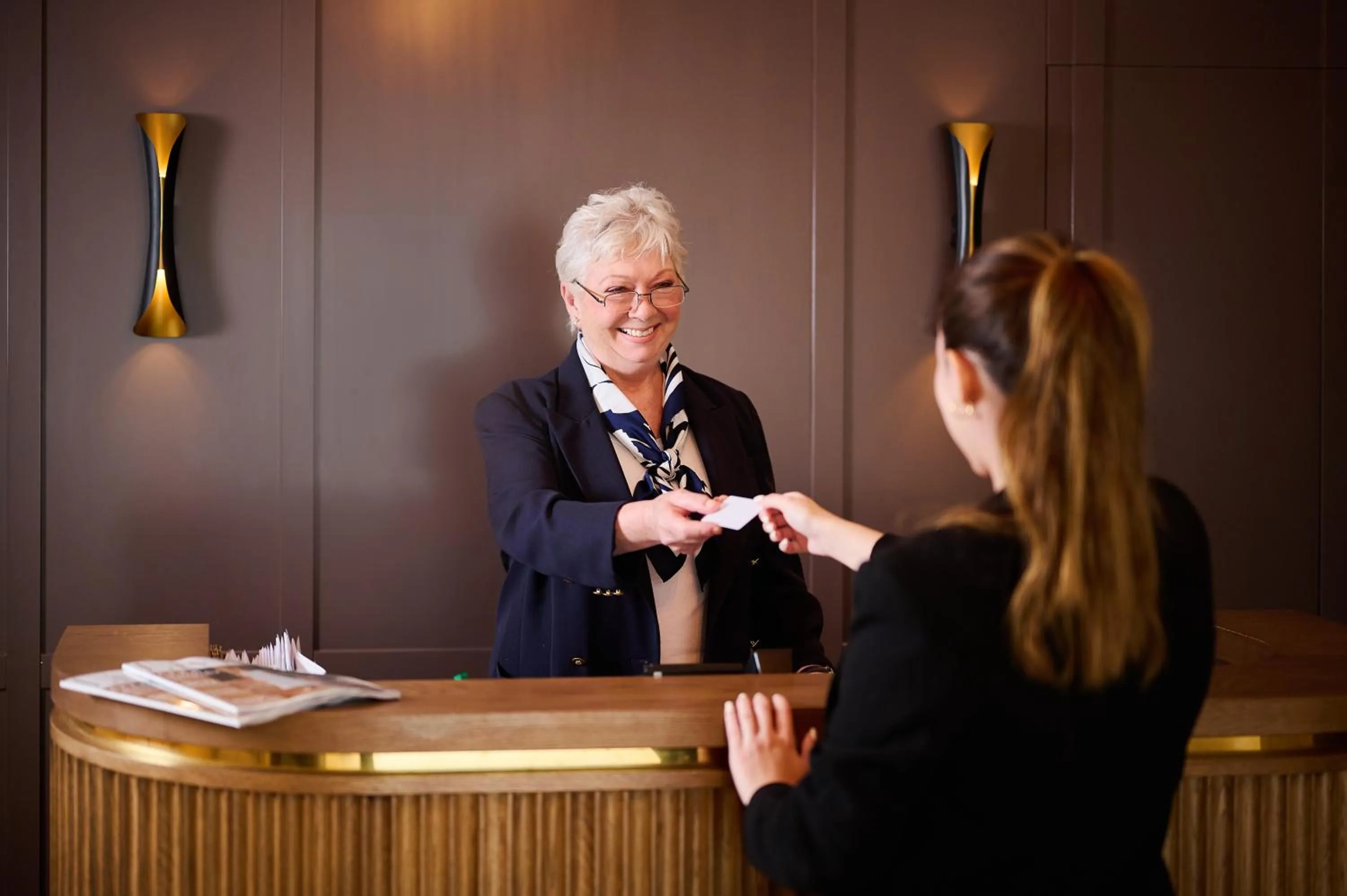Lobby or reception in Milford Hall Salisbury