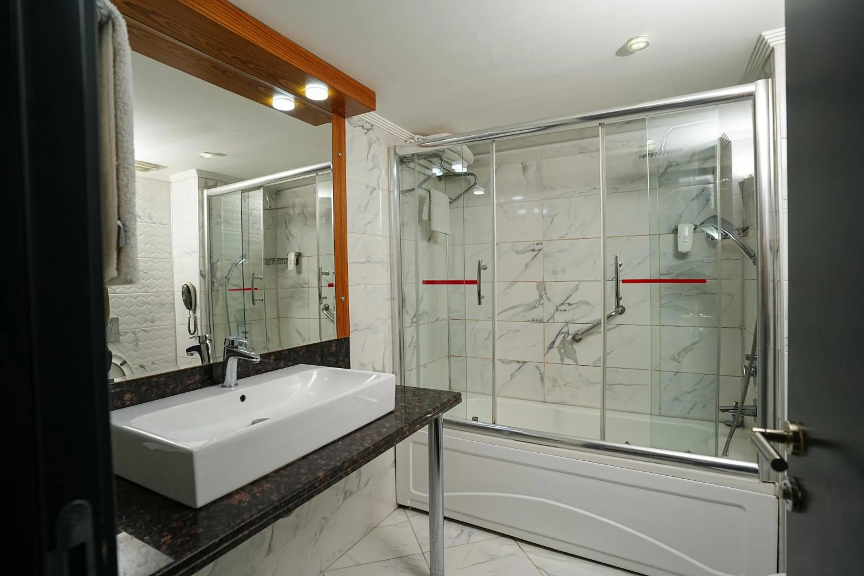 Bathroom in NK Hotel