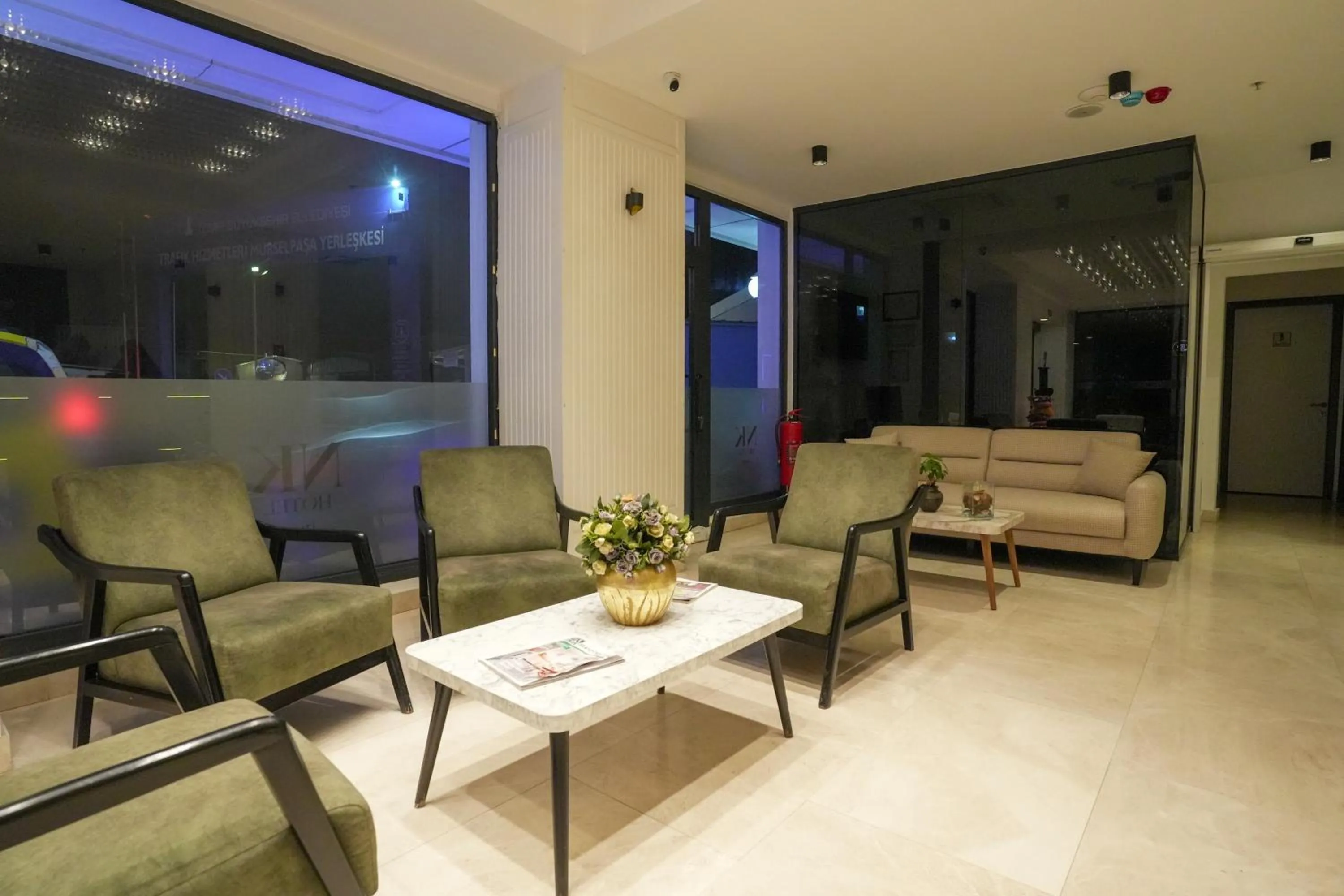 Lobby or reception in NK Hotel