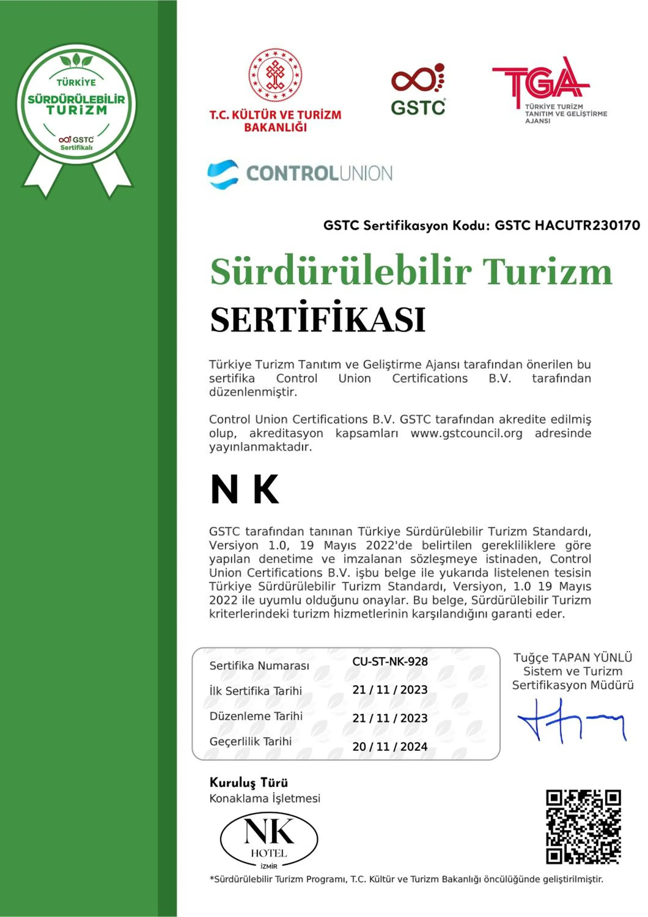 Property building in NK Hotel