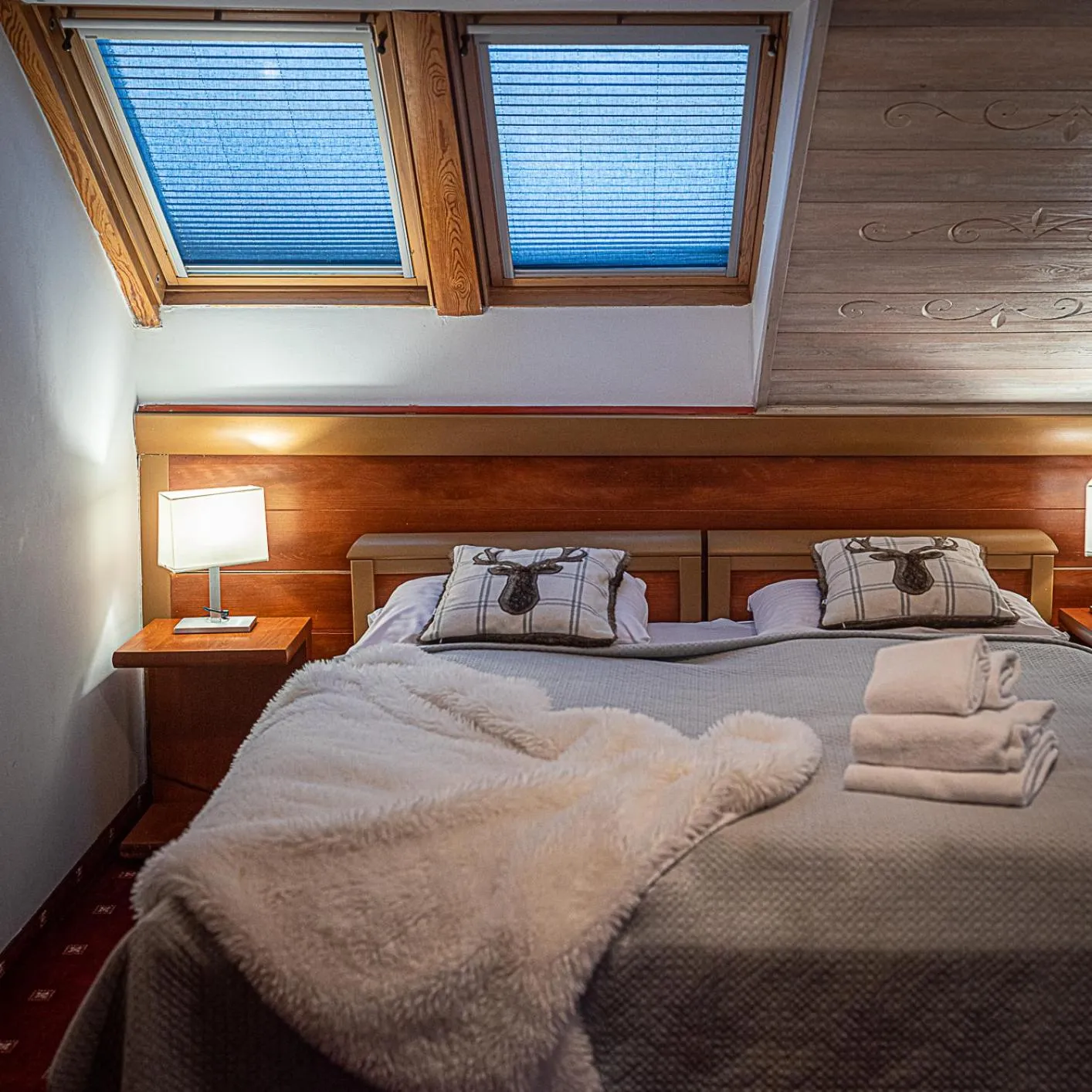 Bed in Hotel Promyk Wellness & Spa