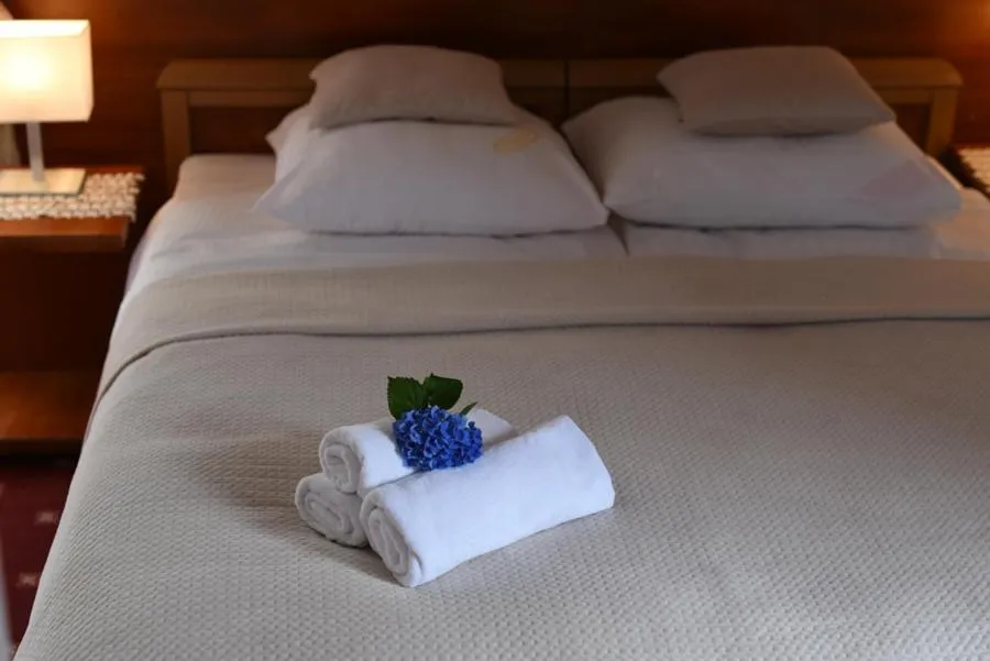 Bed in Hotel Promyk Wellness & Spa