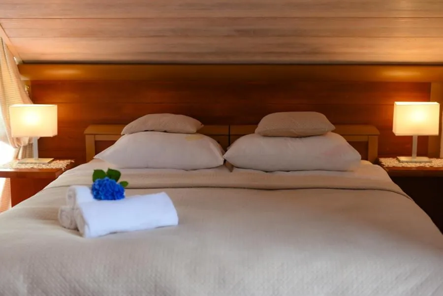Bed in Hotel Promyk Wellness & Spa
