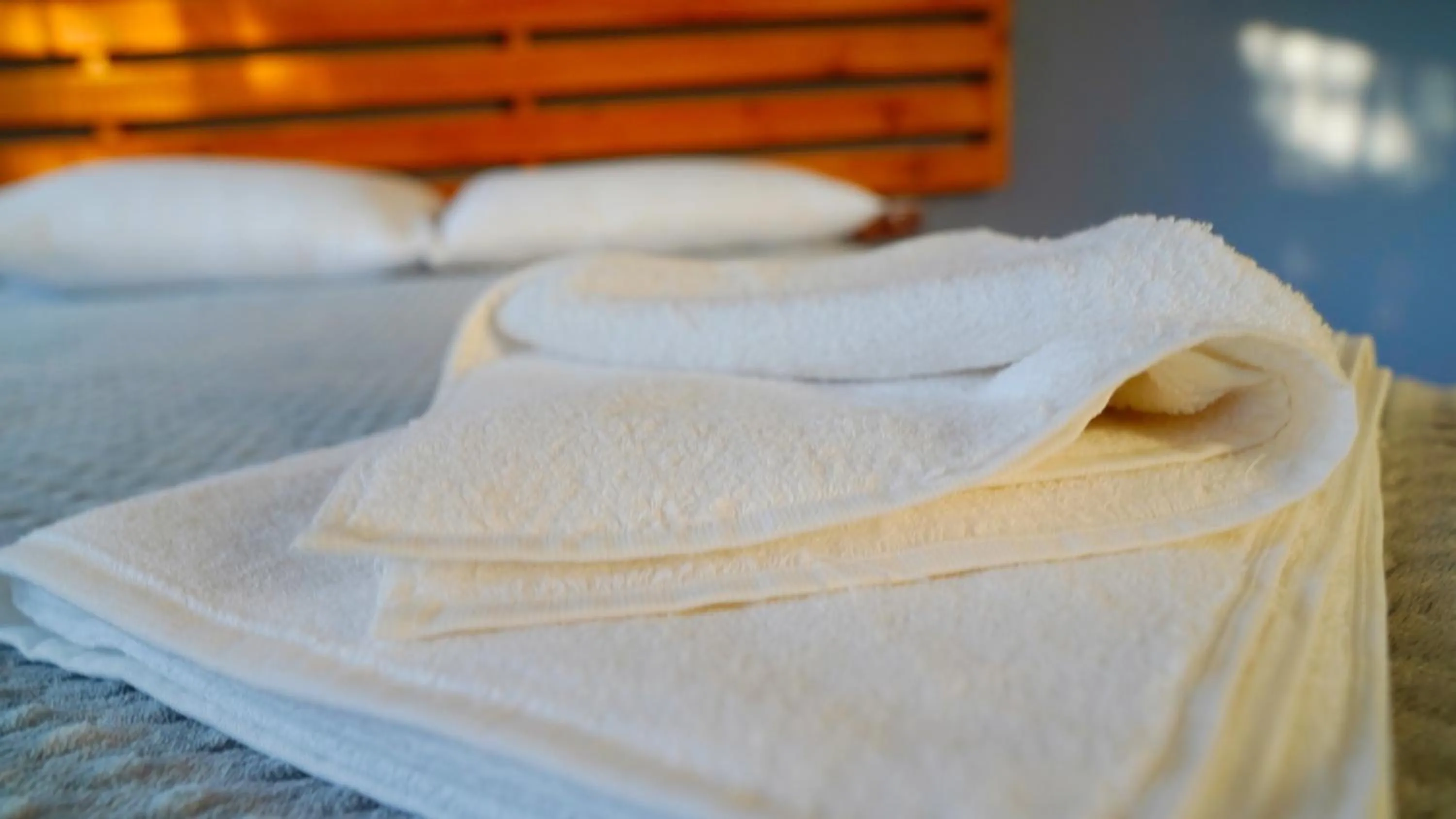 Bed in Alpha Stone House