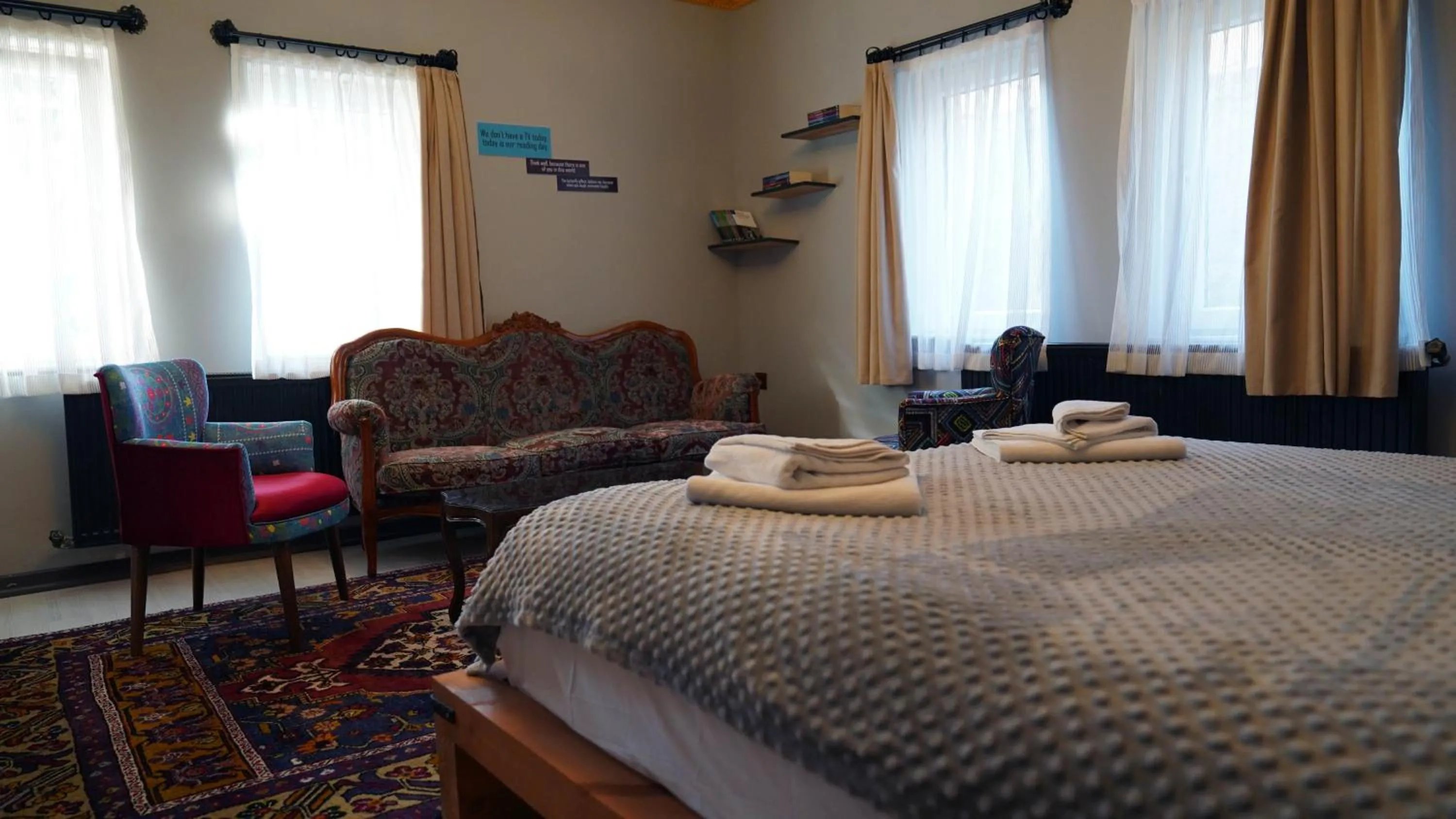 Bed in Alpha Stone House