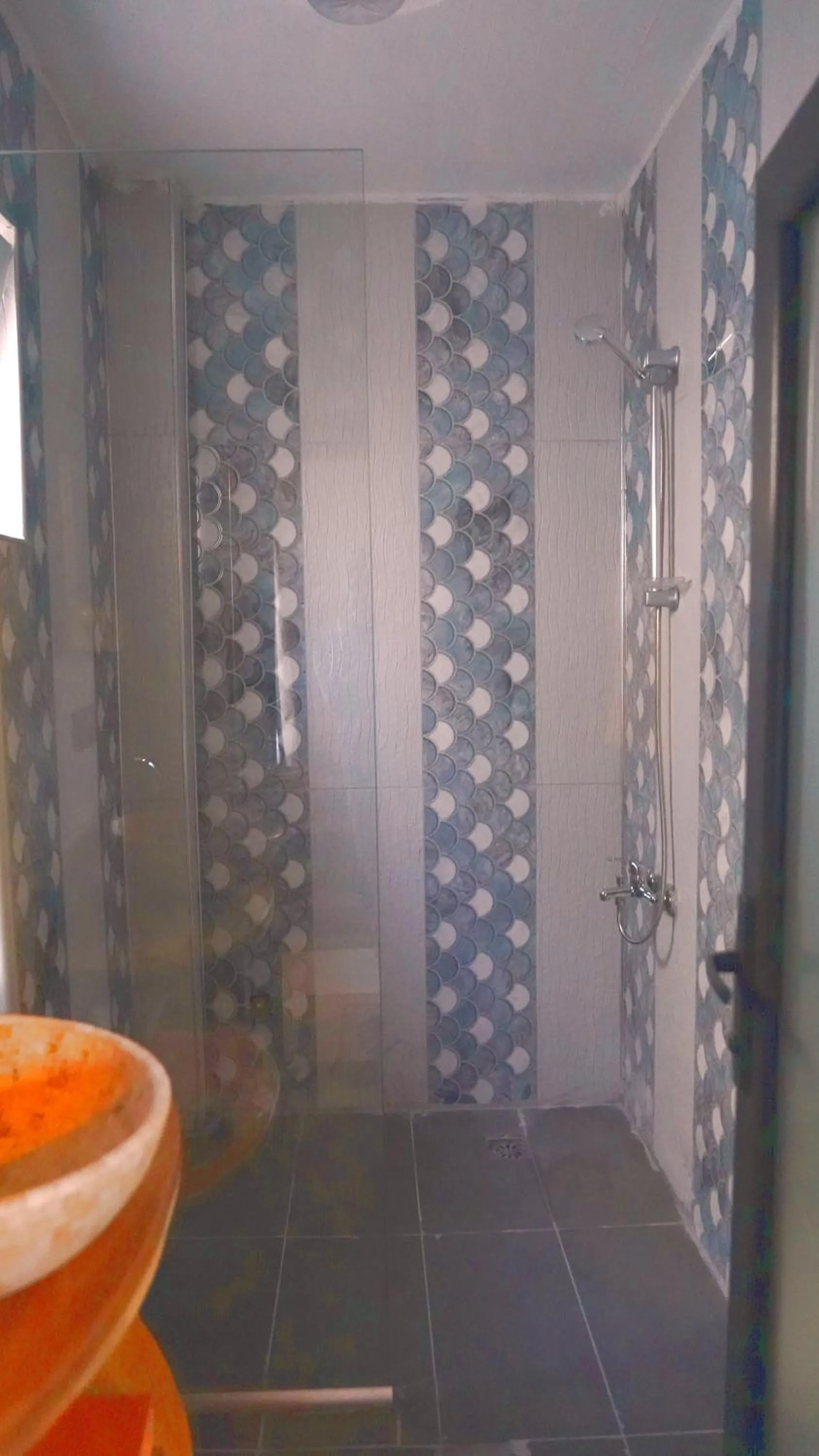 Shower in Alpha Stone House