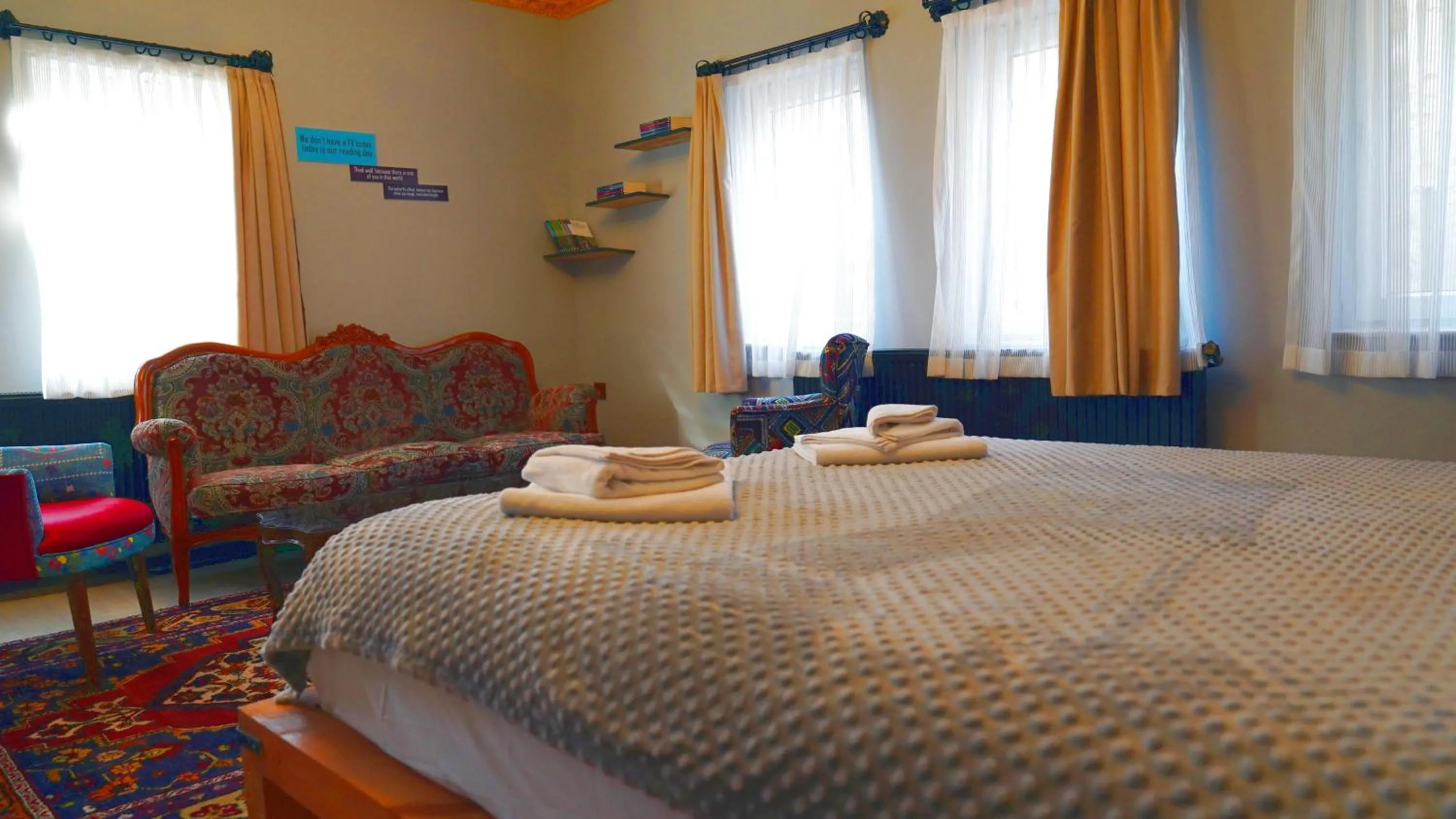 Bed in Alpha Stone House