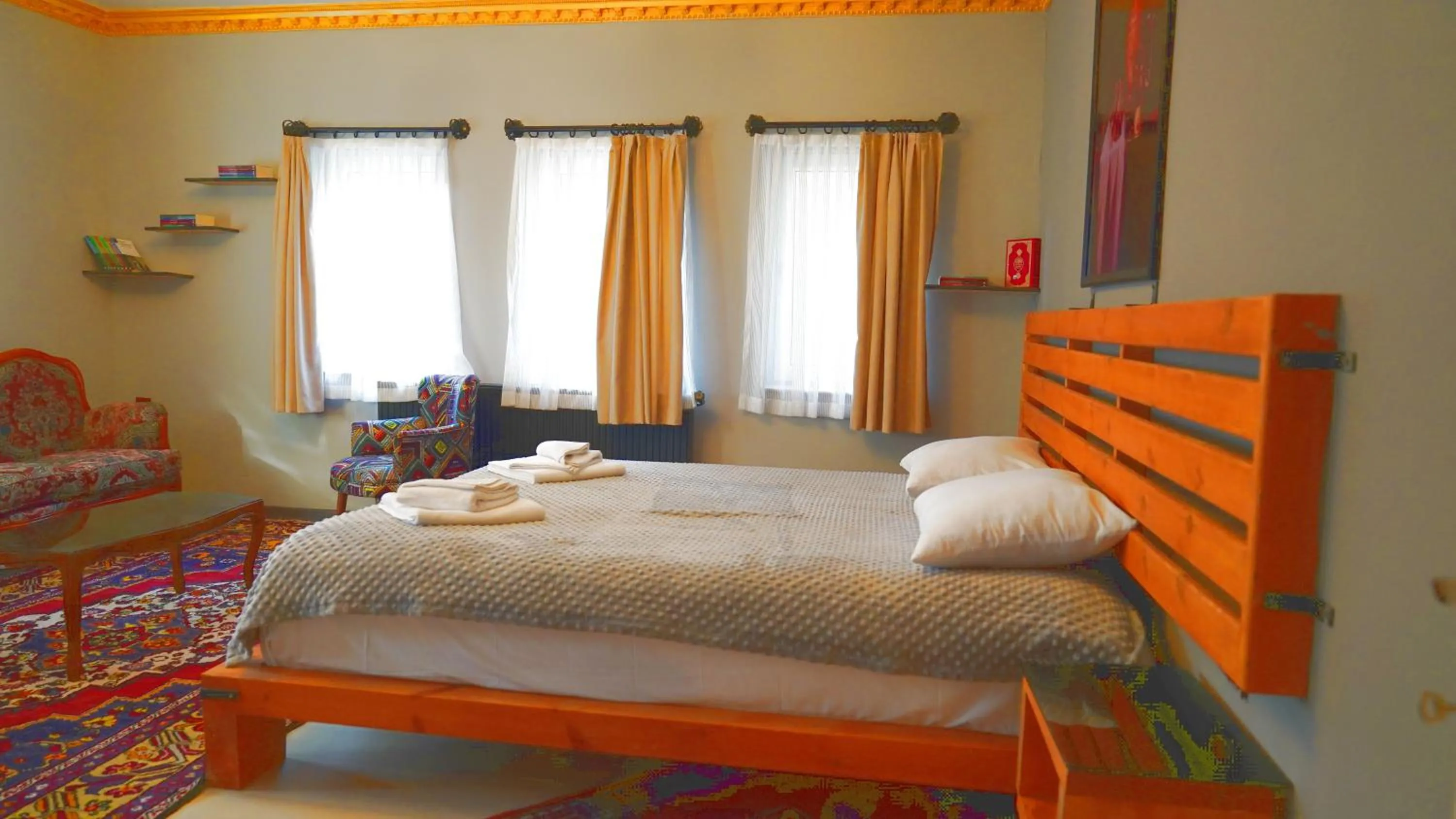 Bed in Alpha Stone House