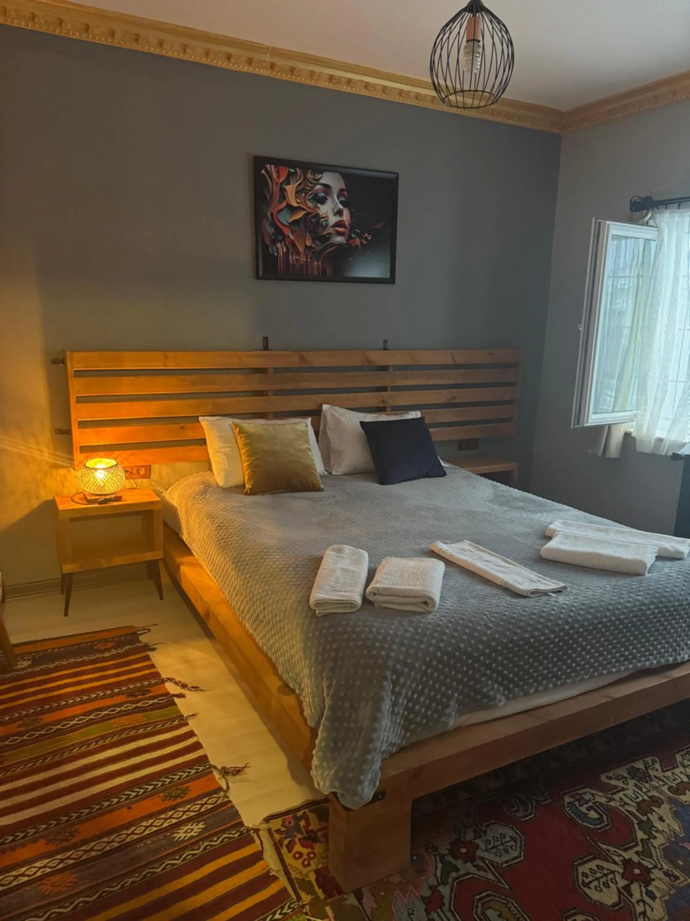 Bed in Alpha Stone House