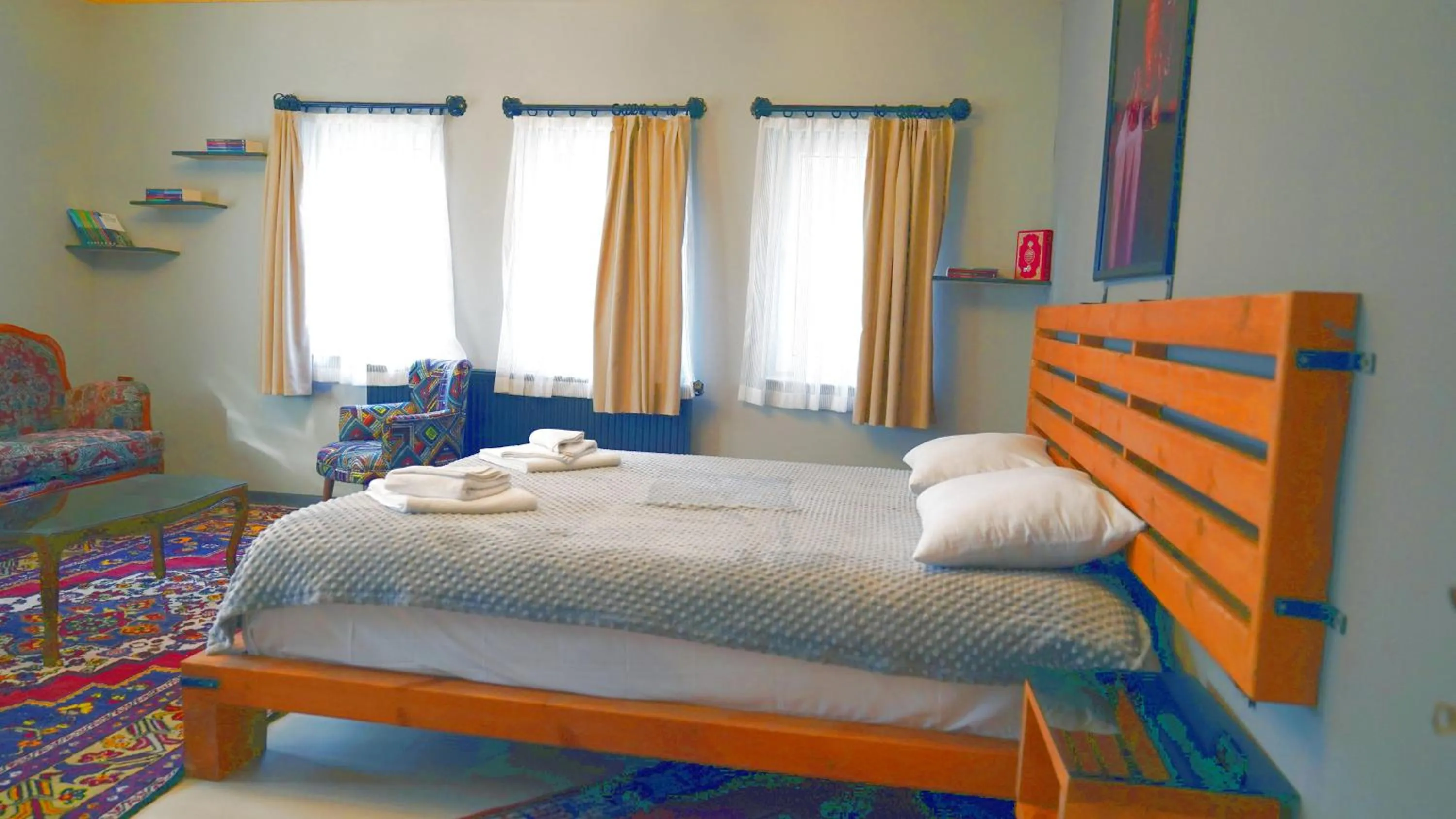 Bed in Alpha Stone House