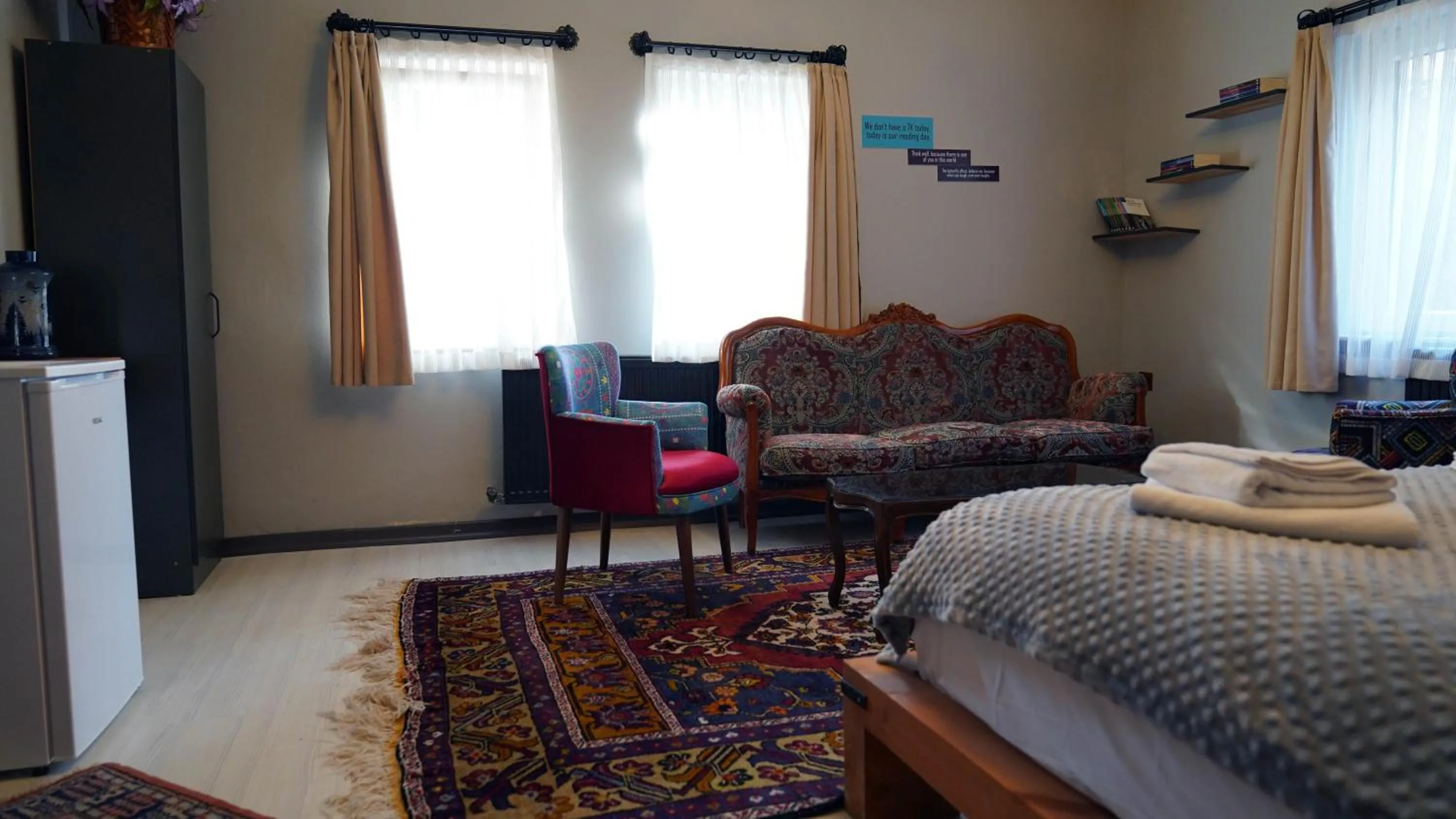 Bed in Alpha Stone House