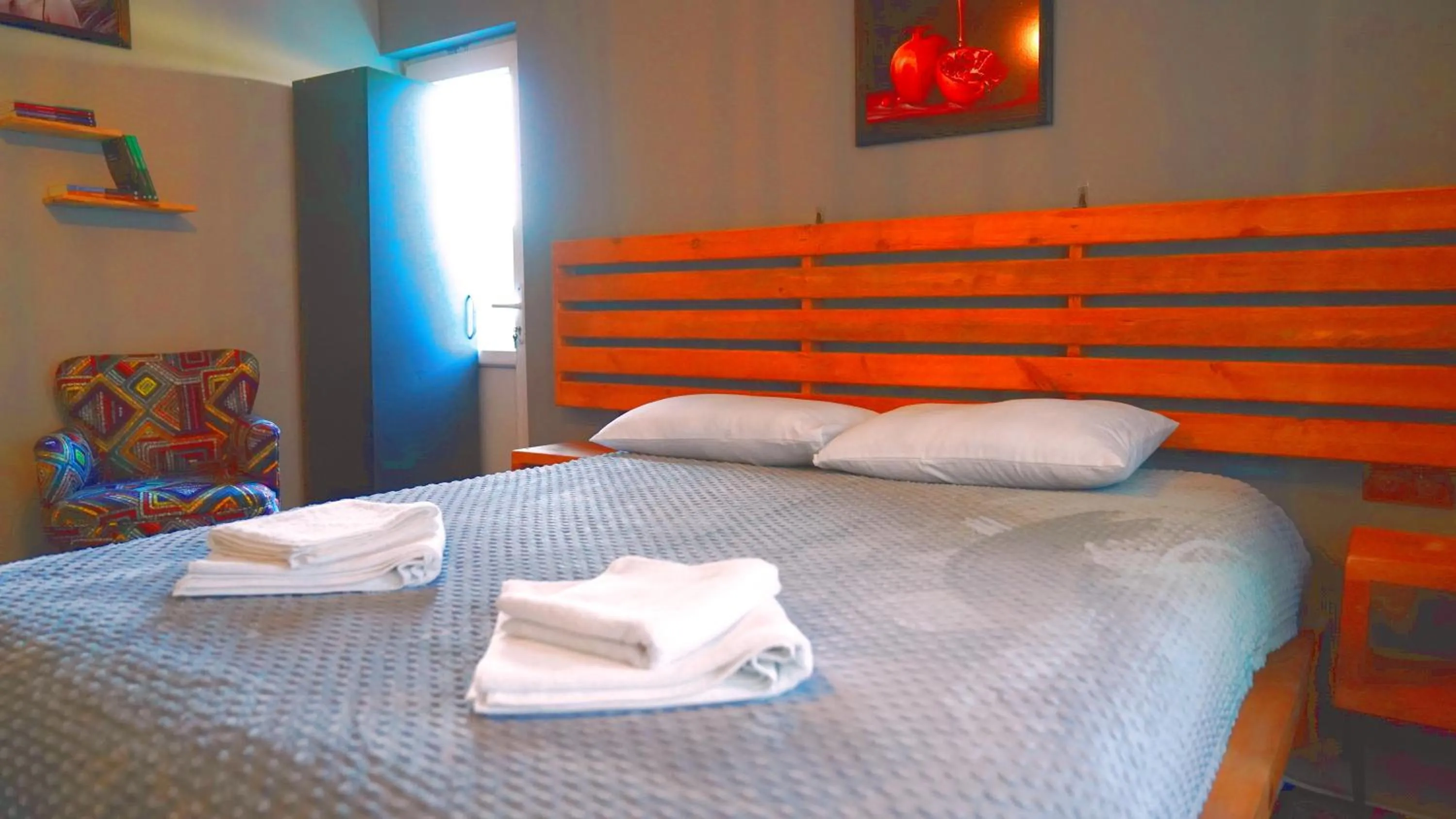 Bed in Alpha Stone House