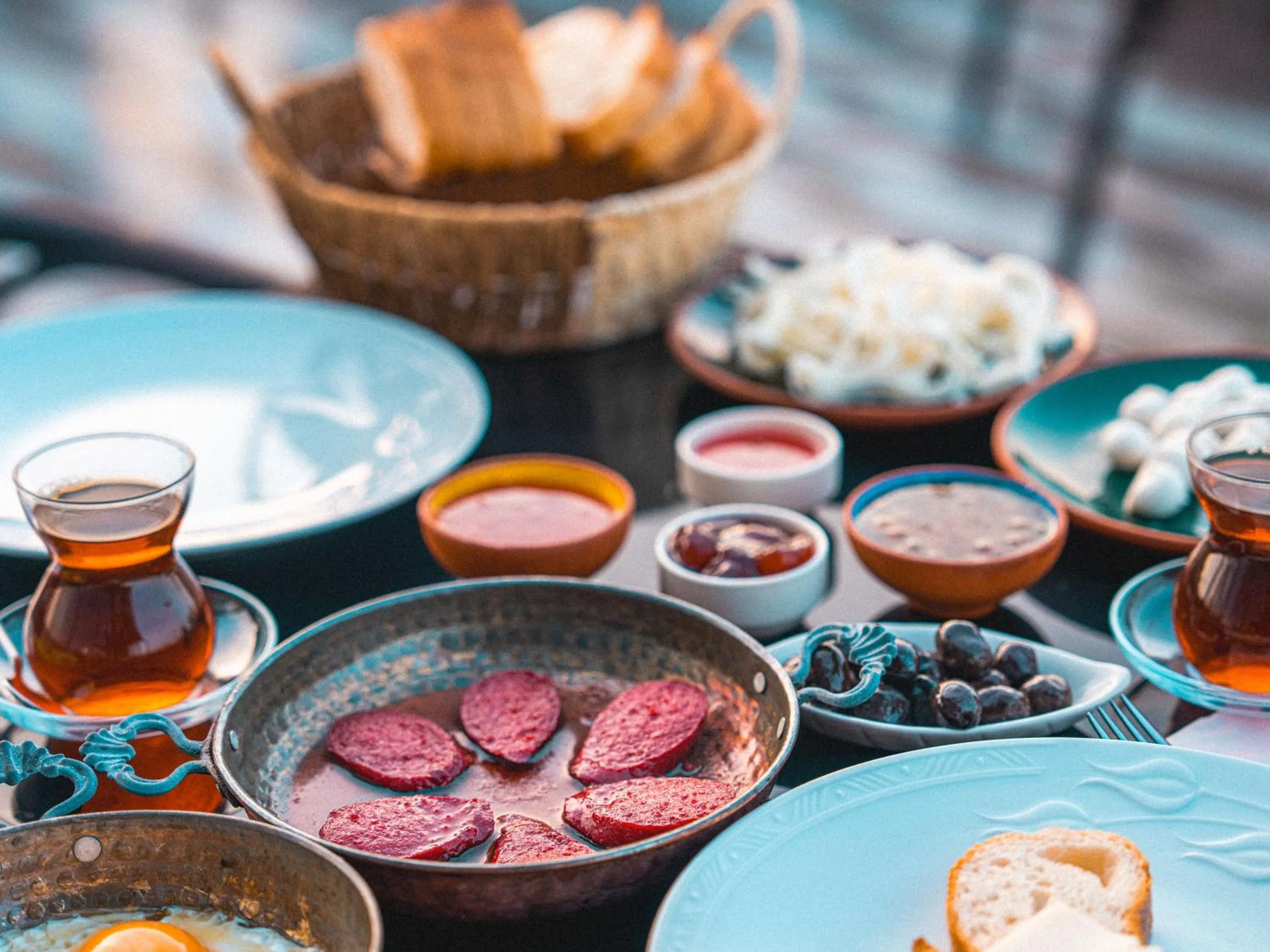 Continental breakfast in Alpha Stone House