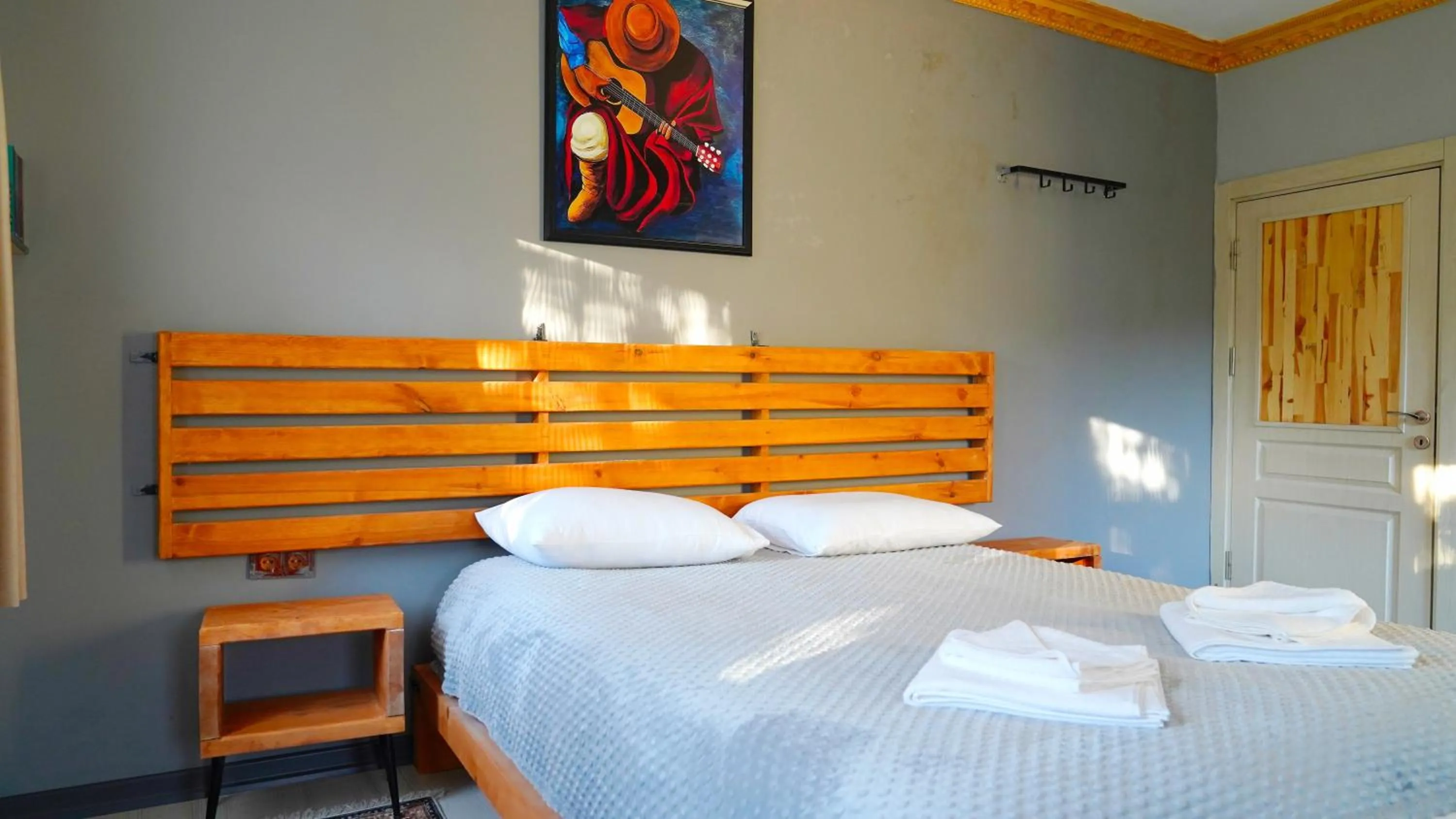 Bed in Alpha Stone House