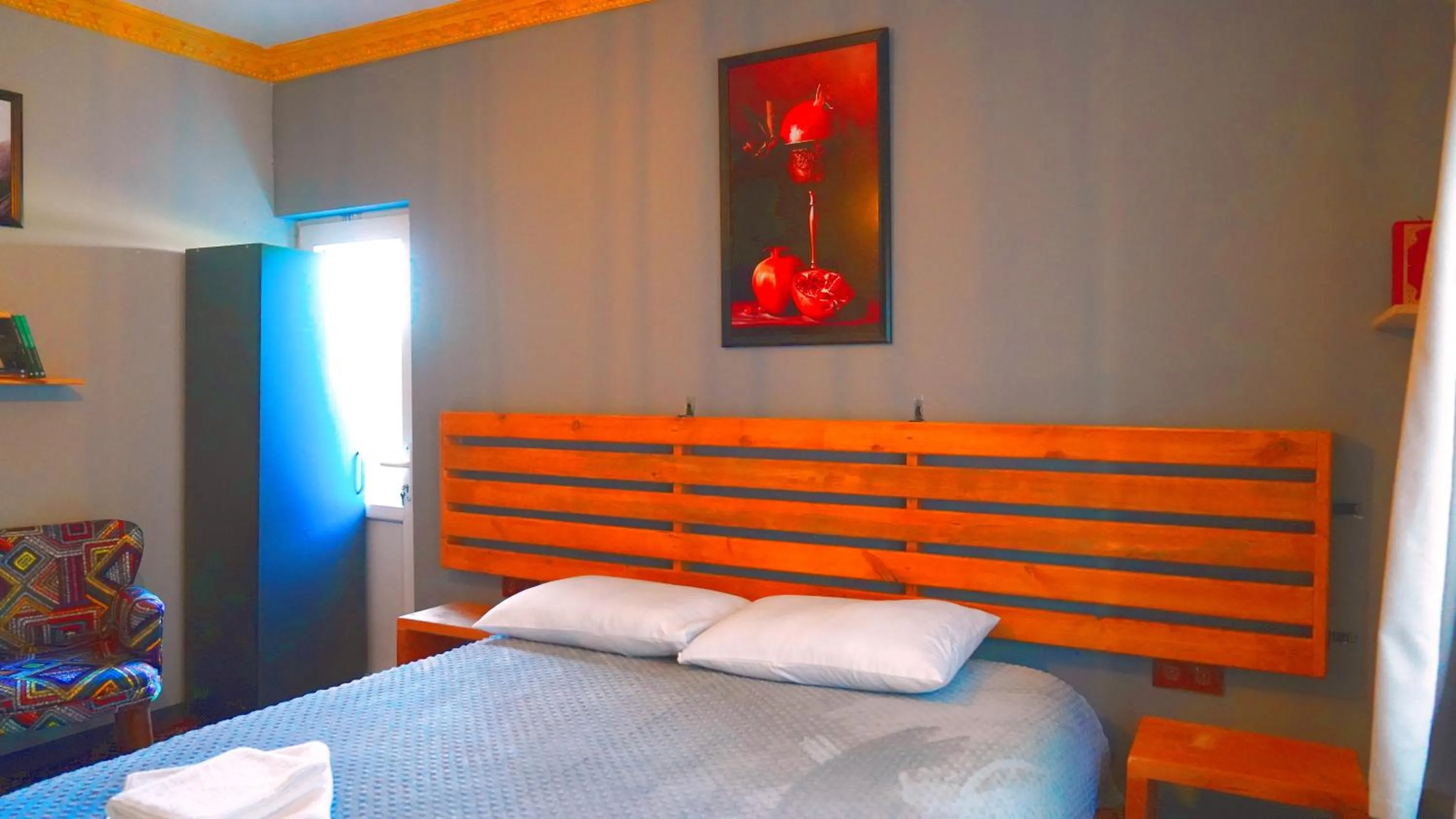 Bed in Alpha Stone House