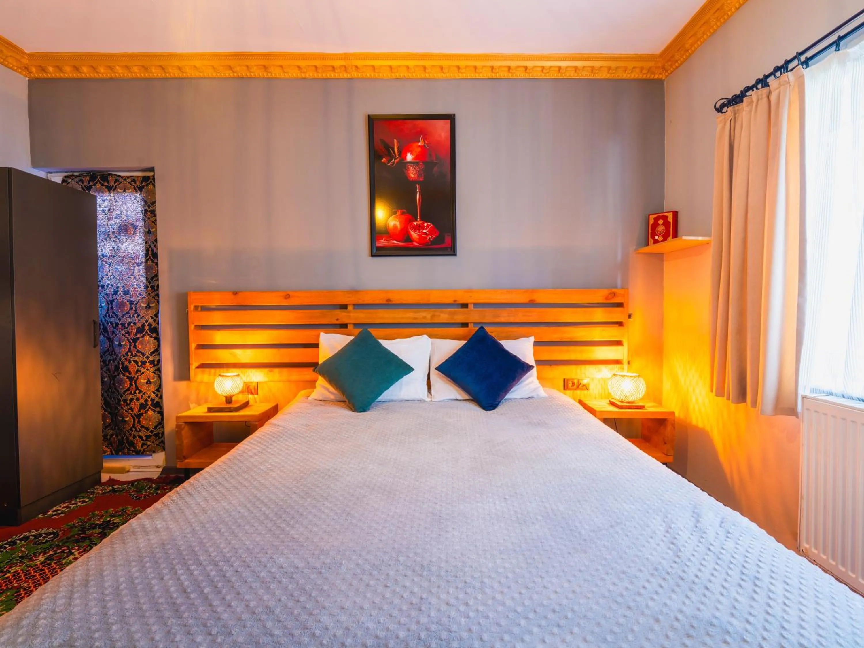 Bed in Alpha Stone House