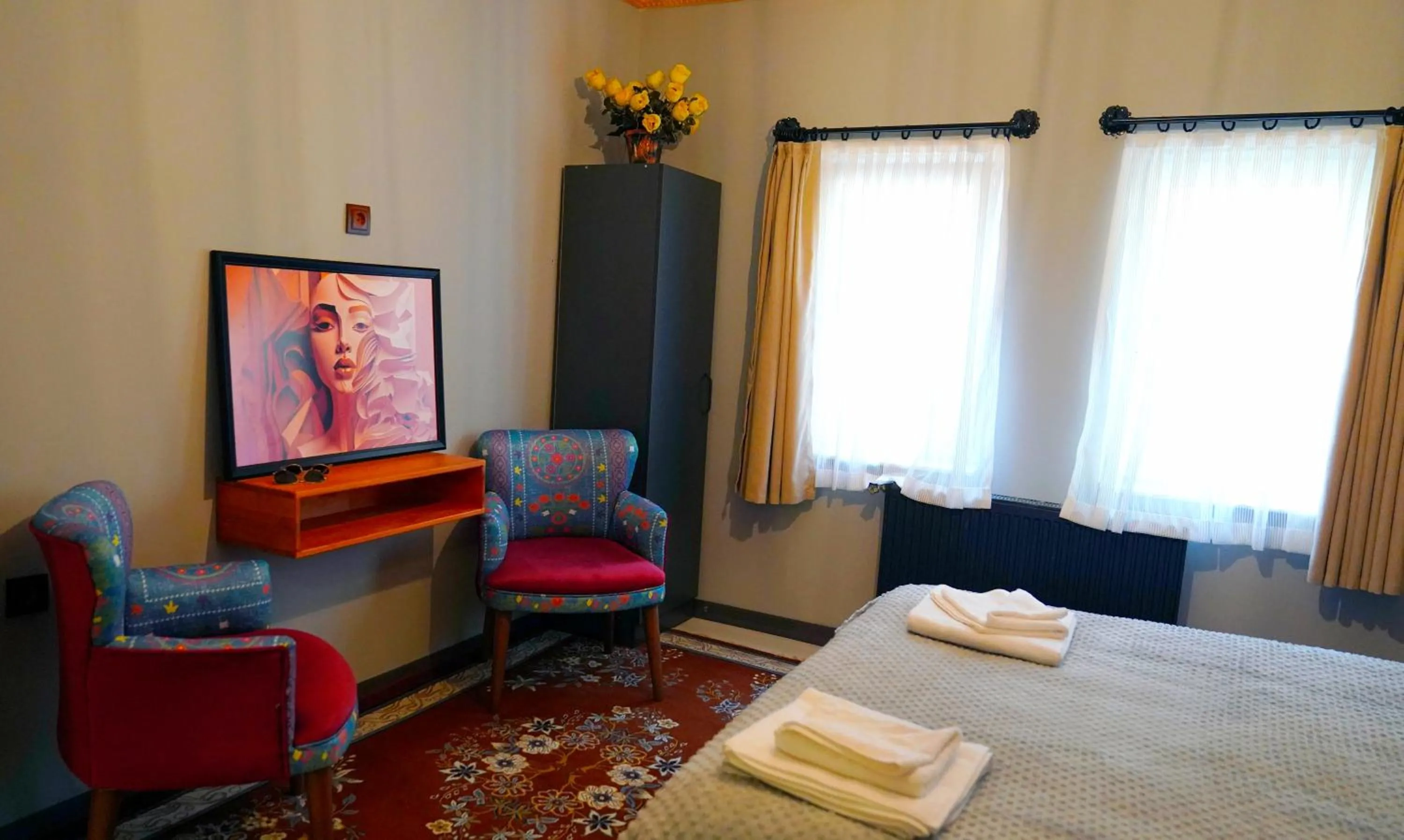 Bed in Alpha Stone House