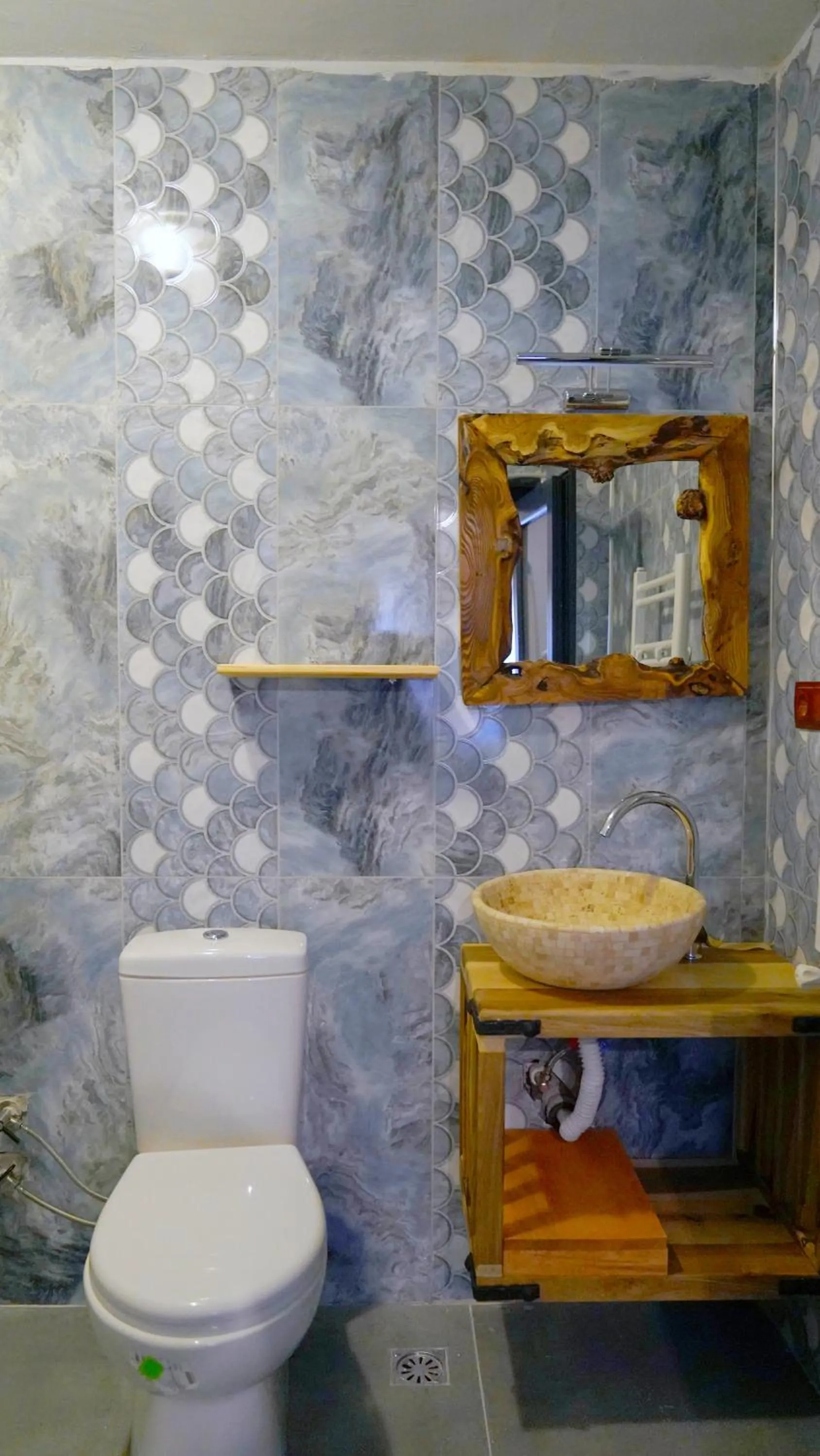 Shower in Alpha Stone House