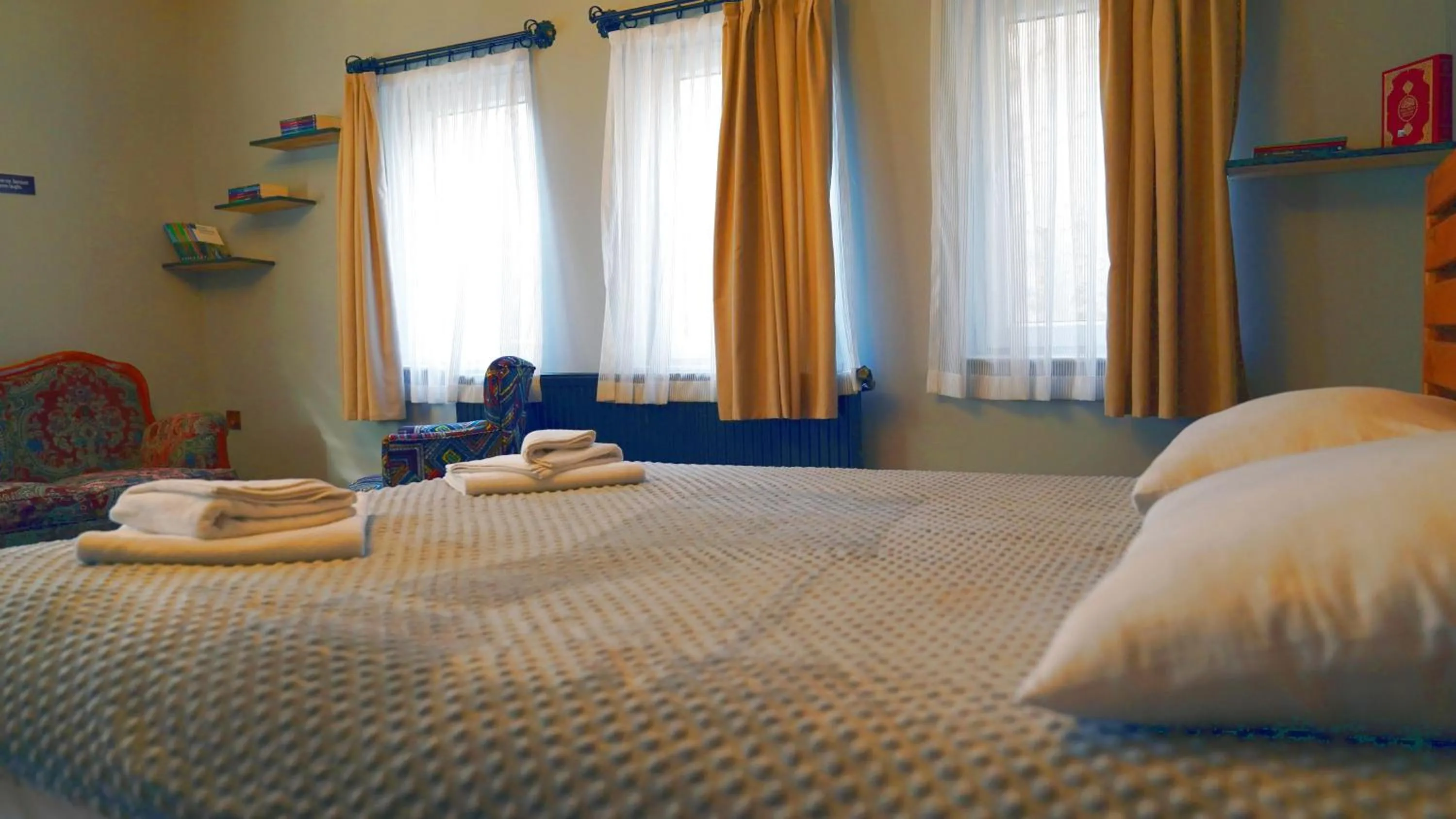 Bed in Alpha Stone House