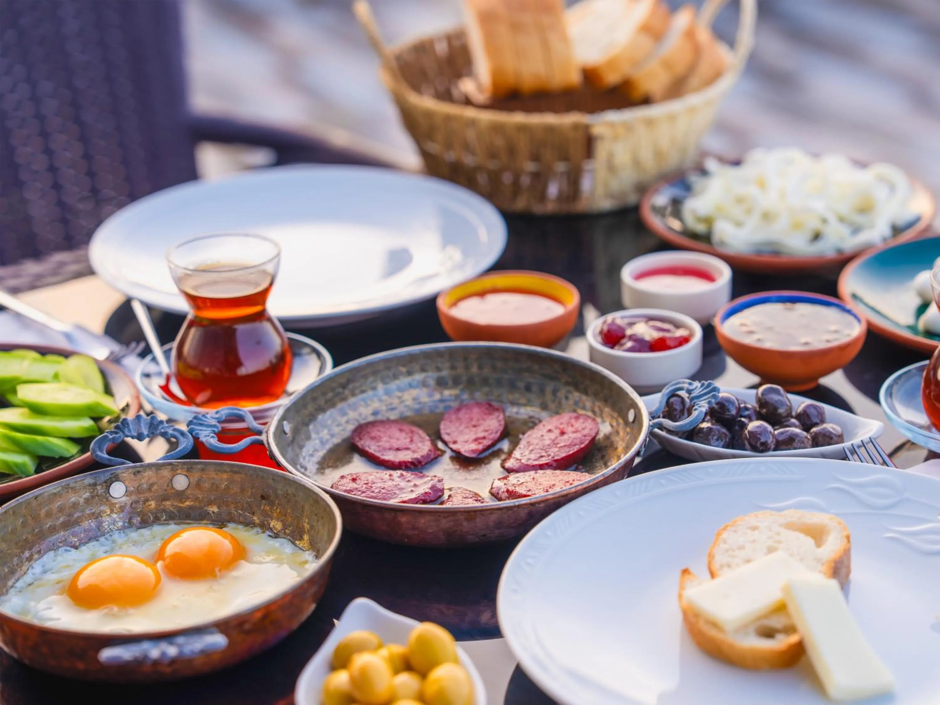 Continental breakfast in Alpha Stone House