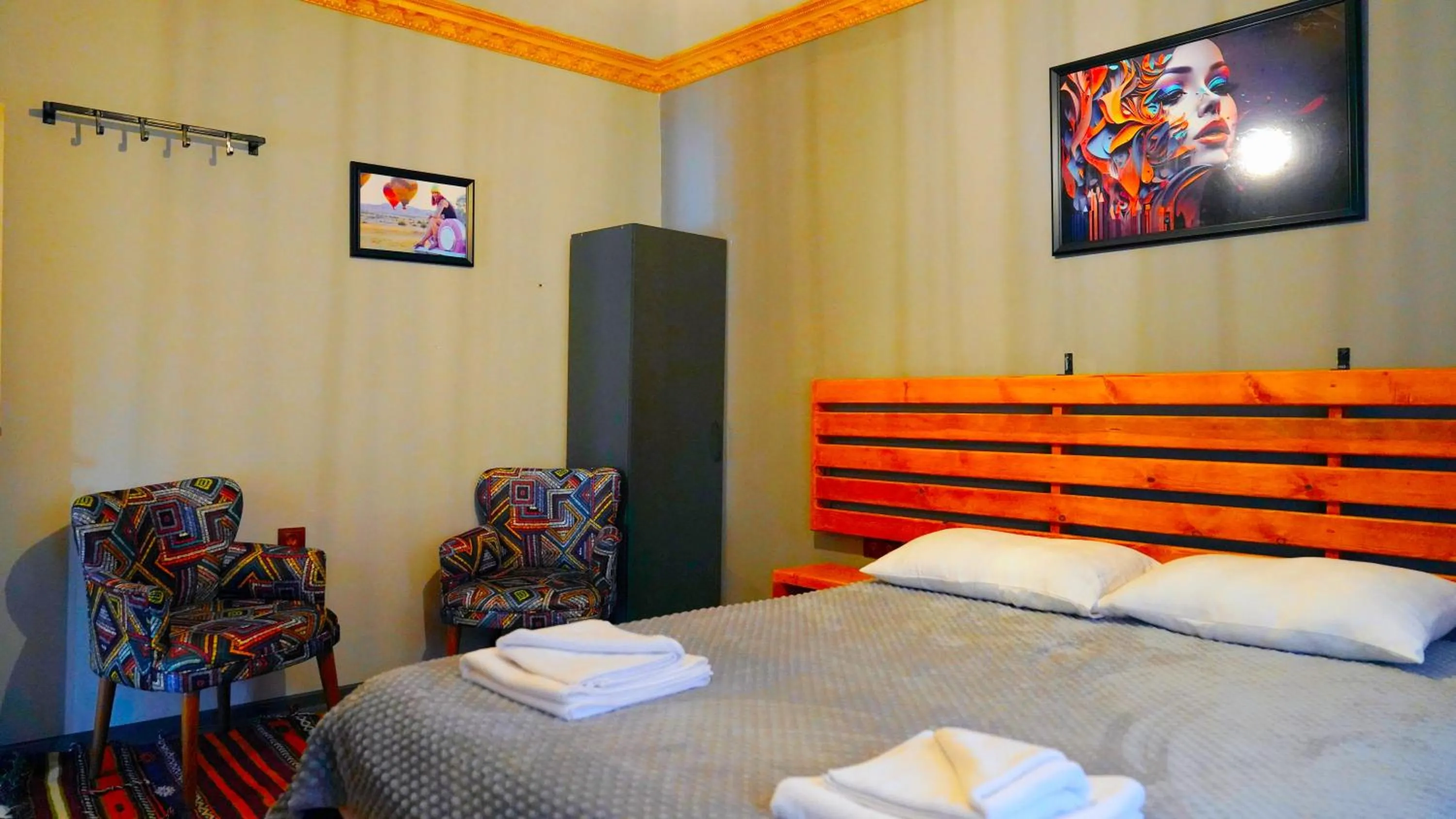 Bed in Alpha Stone House