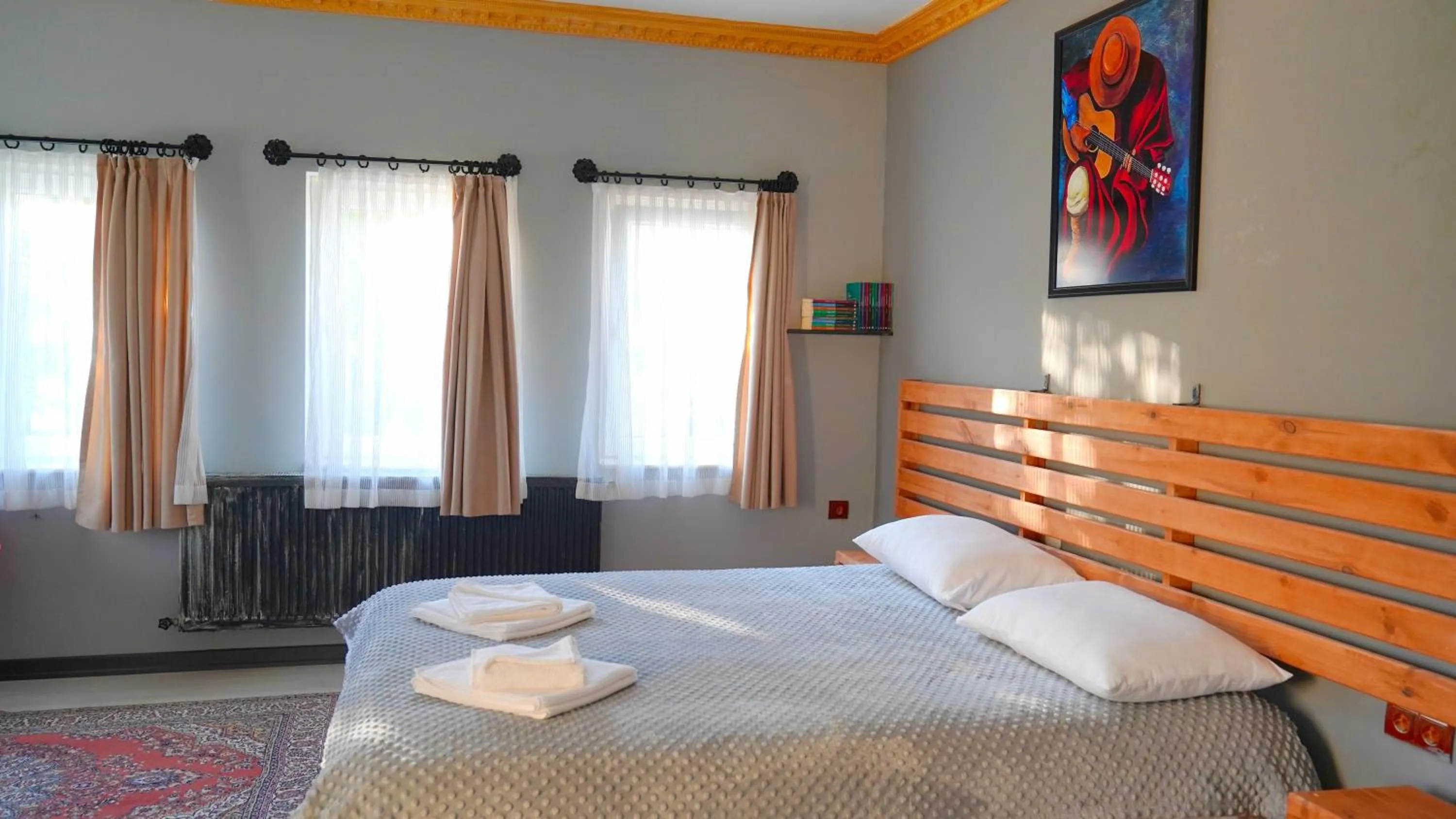 Bed in Alpha Stone House