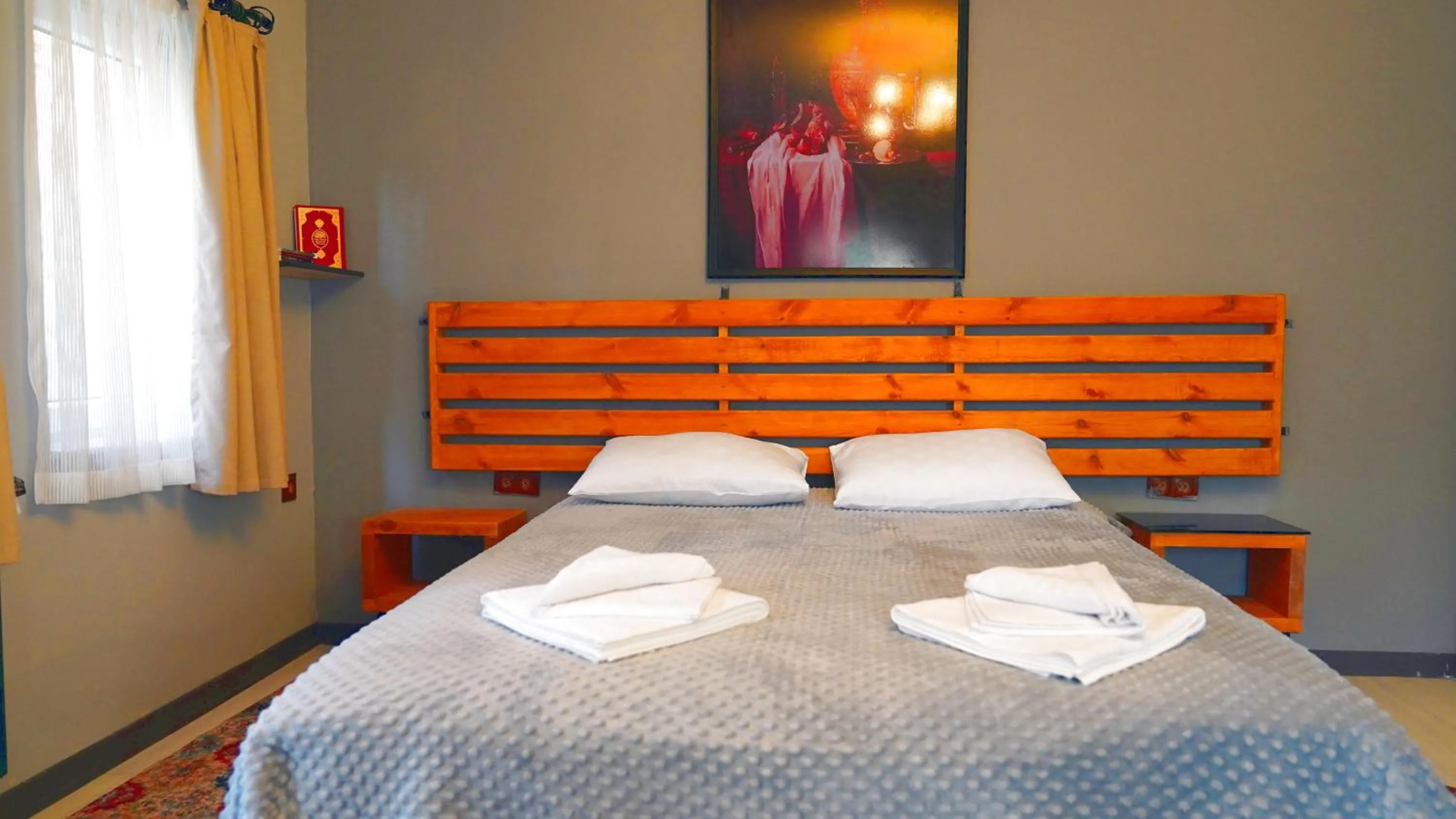 Bed in Alpha Stone House