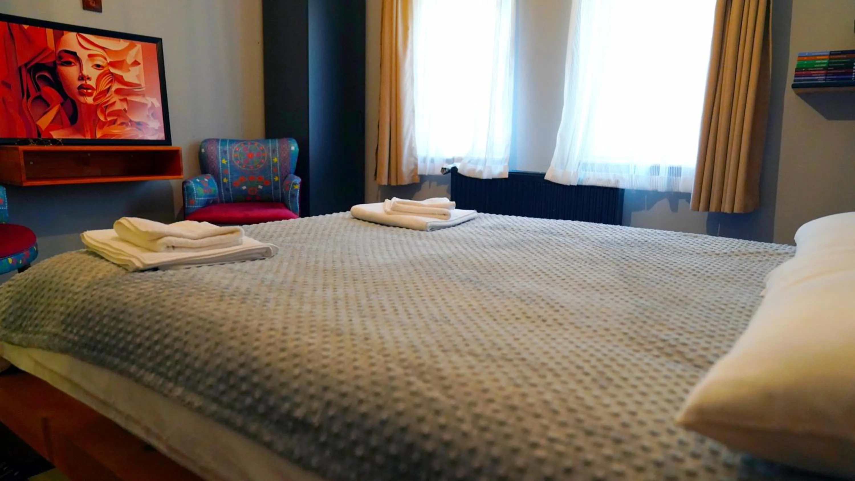 Bed in Alpha Stone House