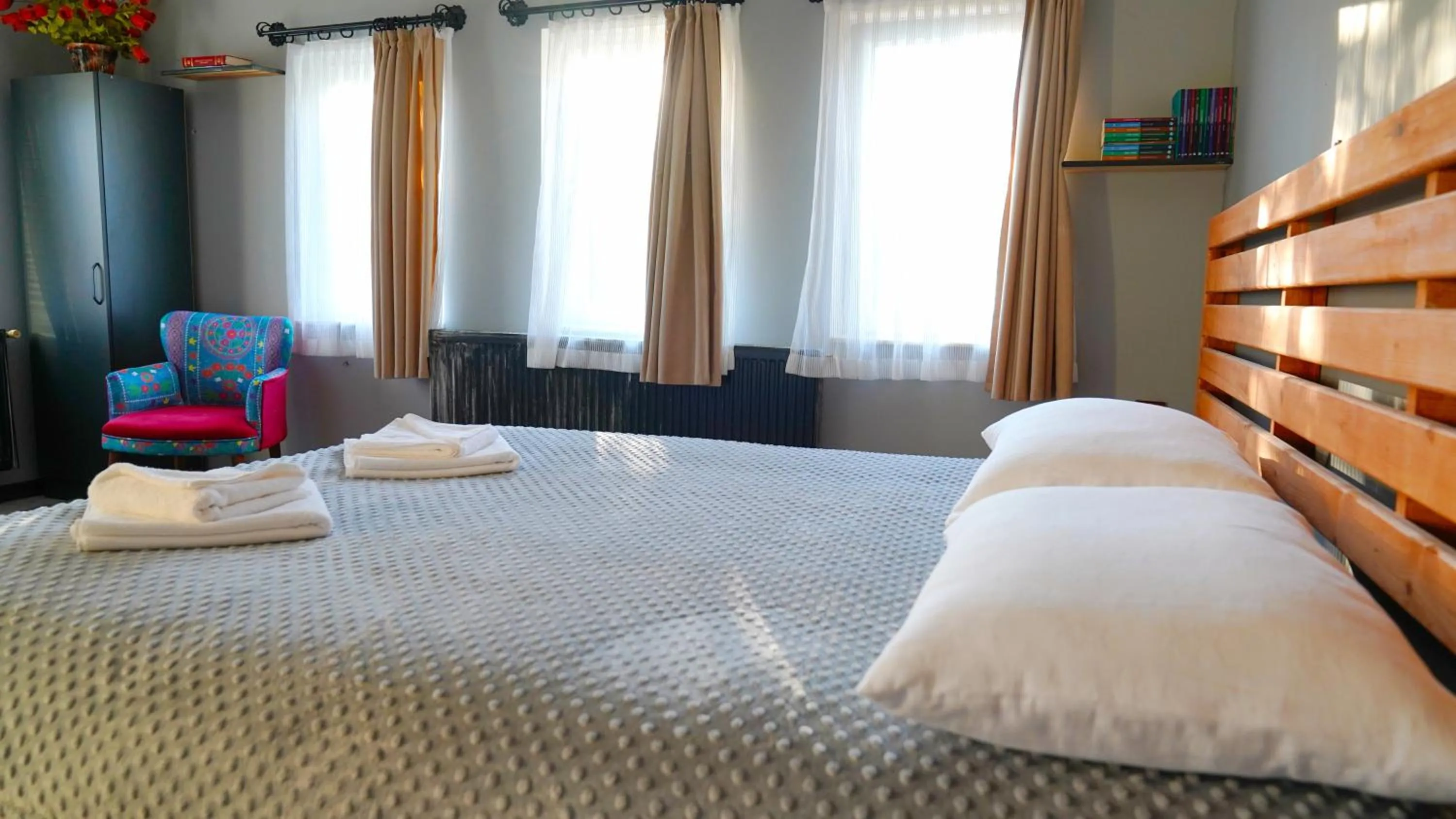 Bed in Alpha Stone House